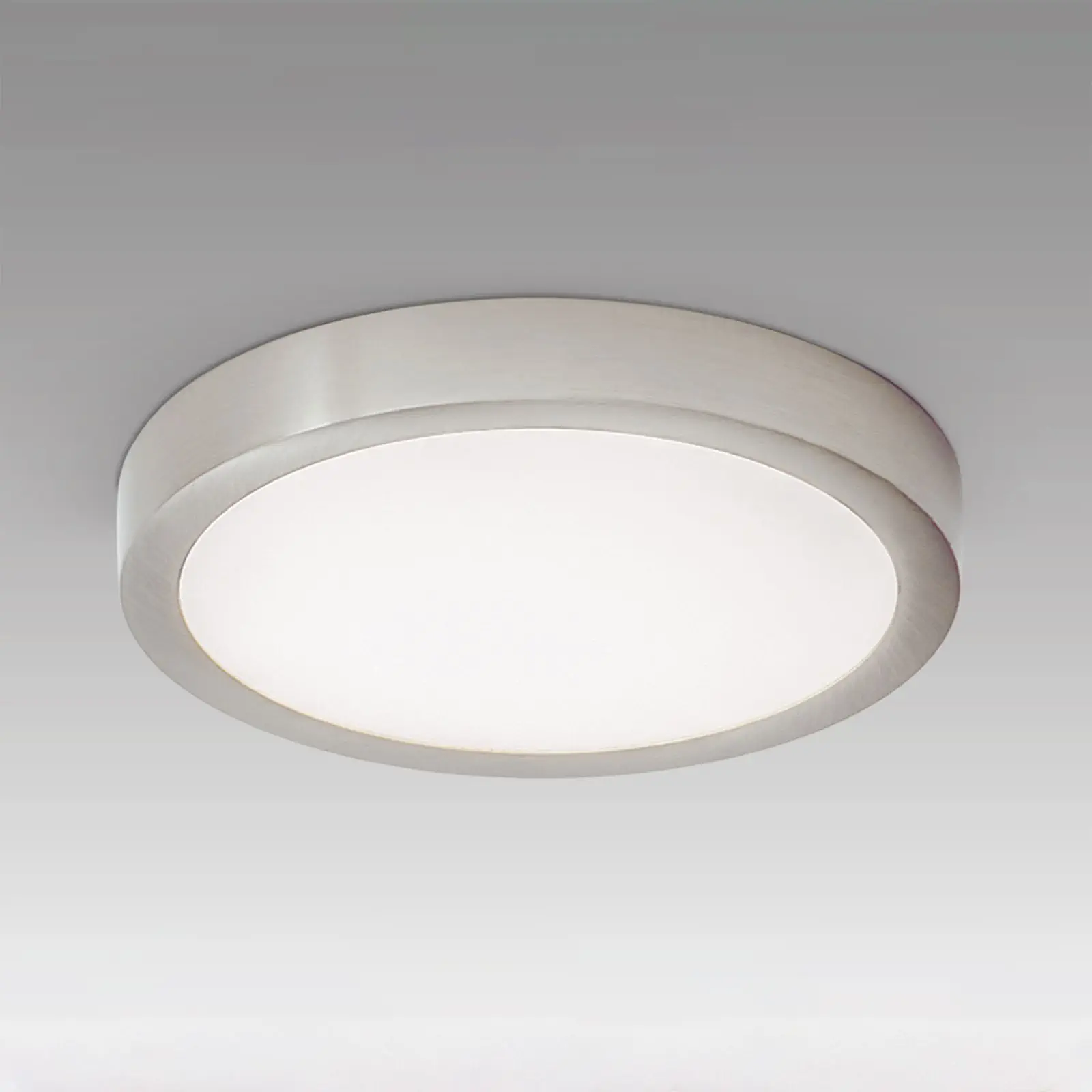 LED plafonska lampa LERO, titanijum, okrugla, 18 cm - 3
