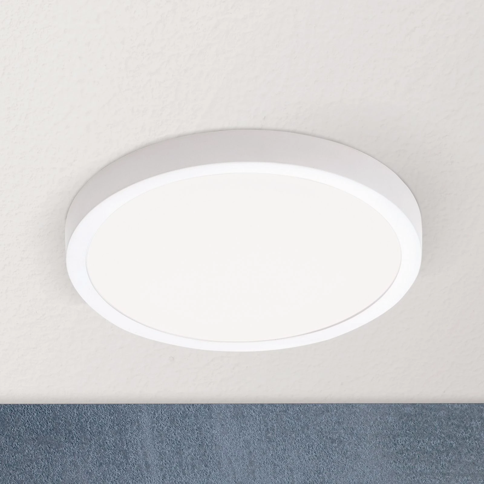 LED plafonska lampa LERO, okrugla, 23 cm, bela - 3