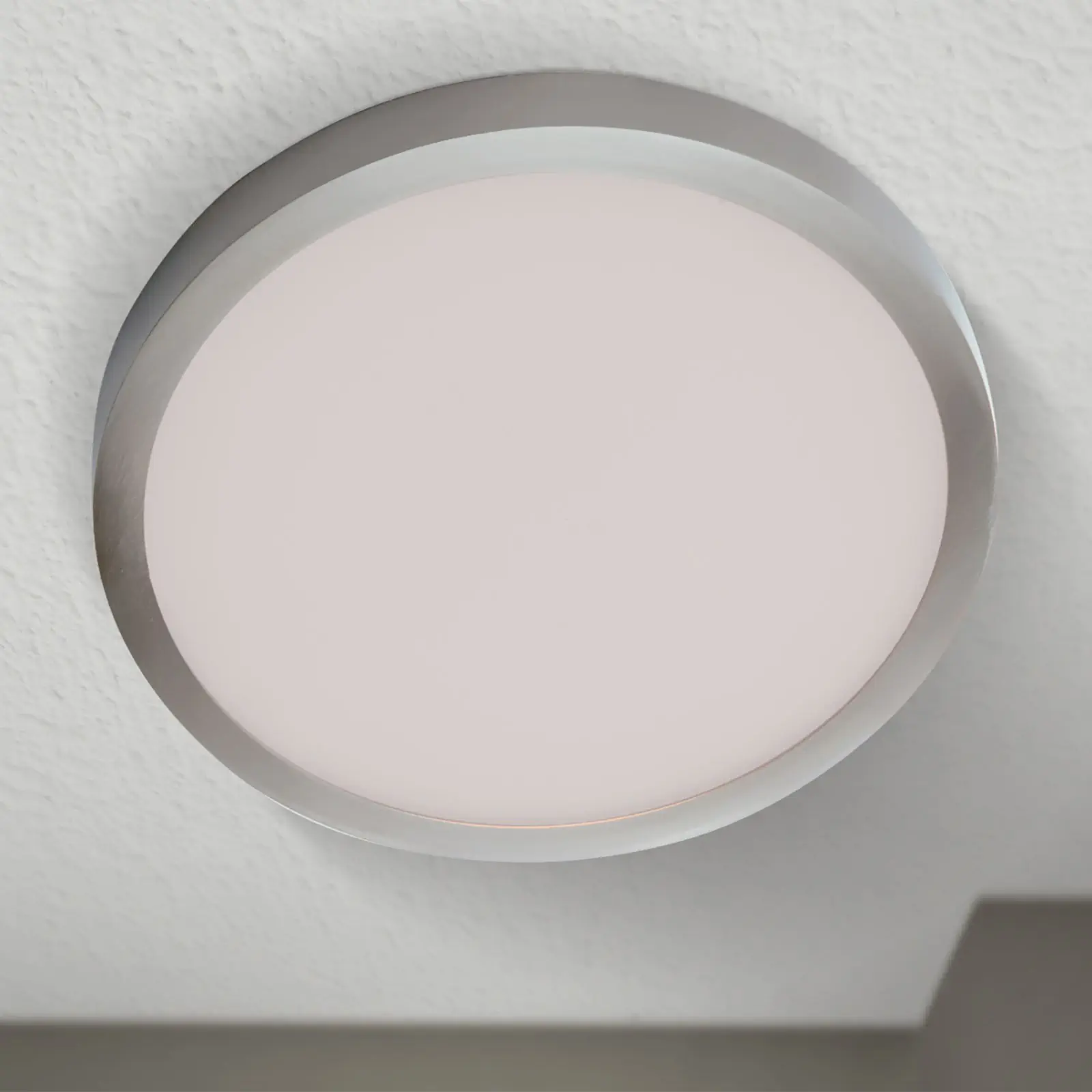 LED plafonska lampa LERO, titanijum, okrugla, 23 cm - 3