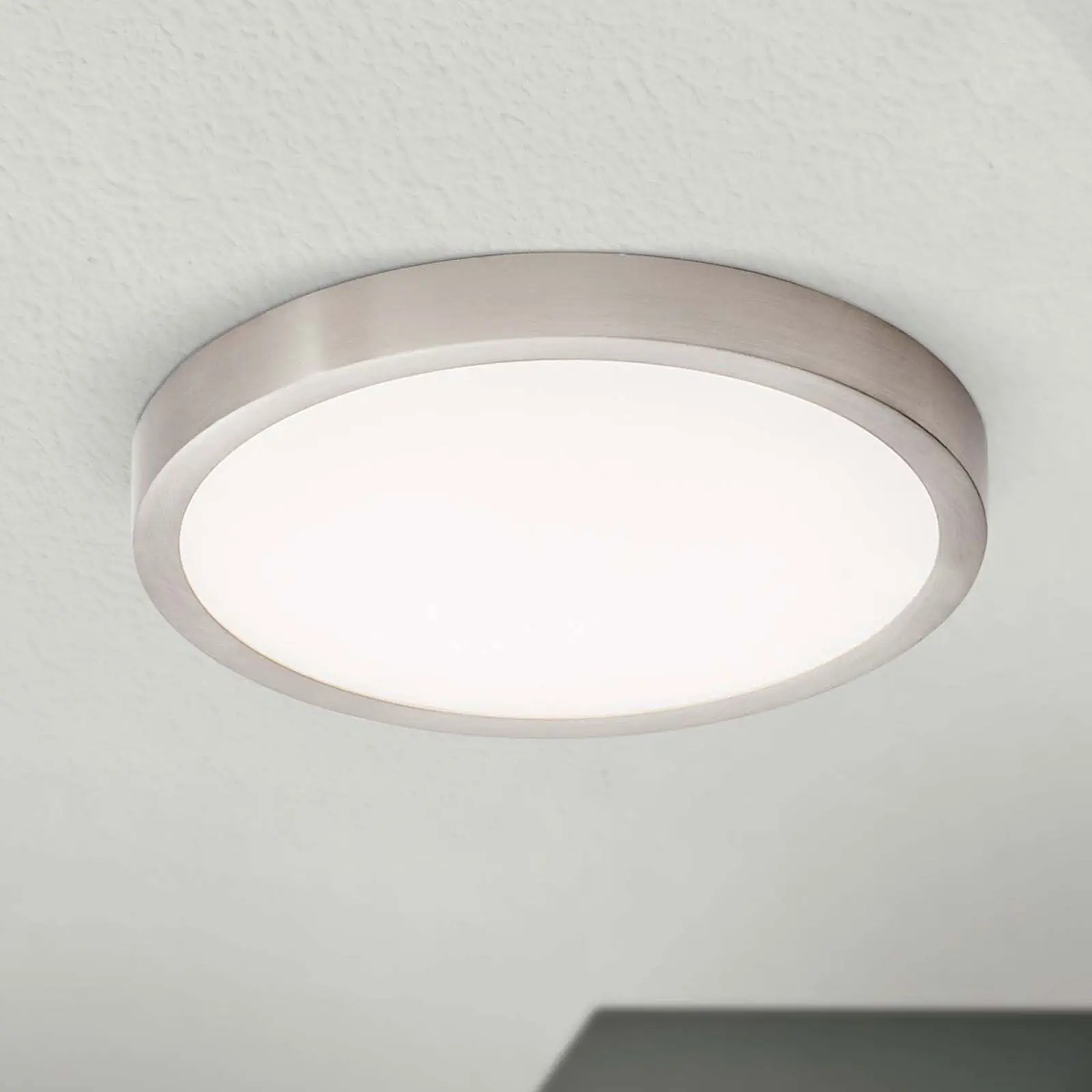 LED plafonska lampa LERO, titanijum, okrugla, 23 cm - 6