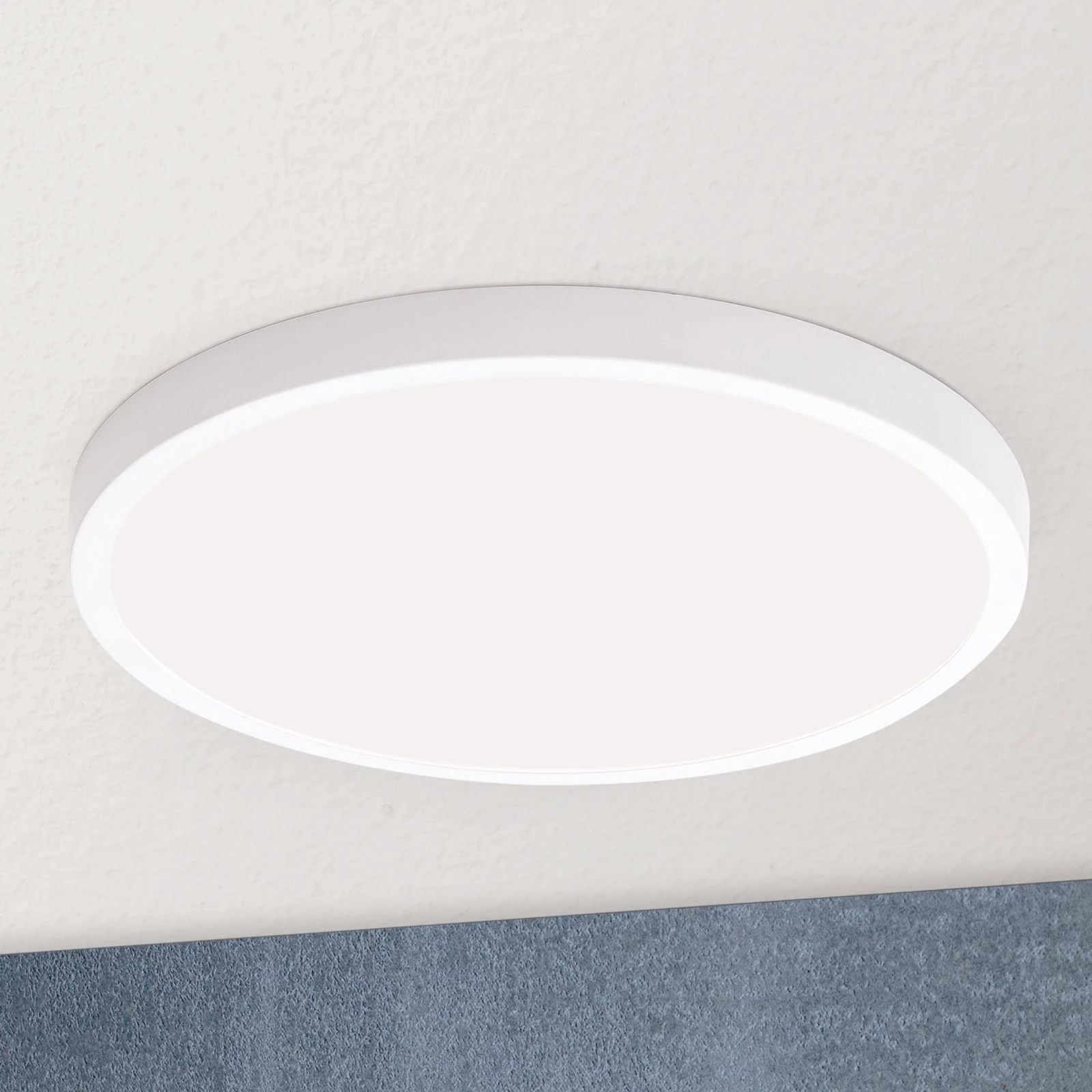LED plafonska lampa LERO, okrugla, 30 cm, bela - 3