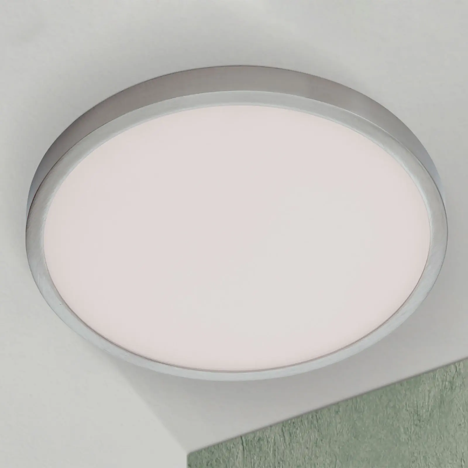 LED plafonska lampa LERO, titanijum, okrugla, 30 cm - 2