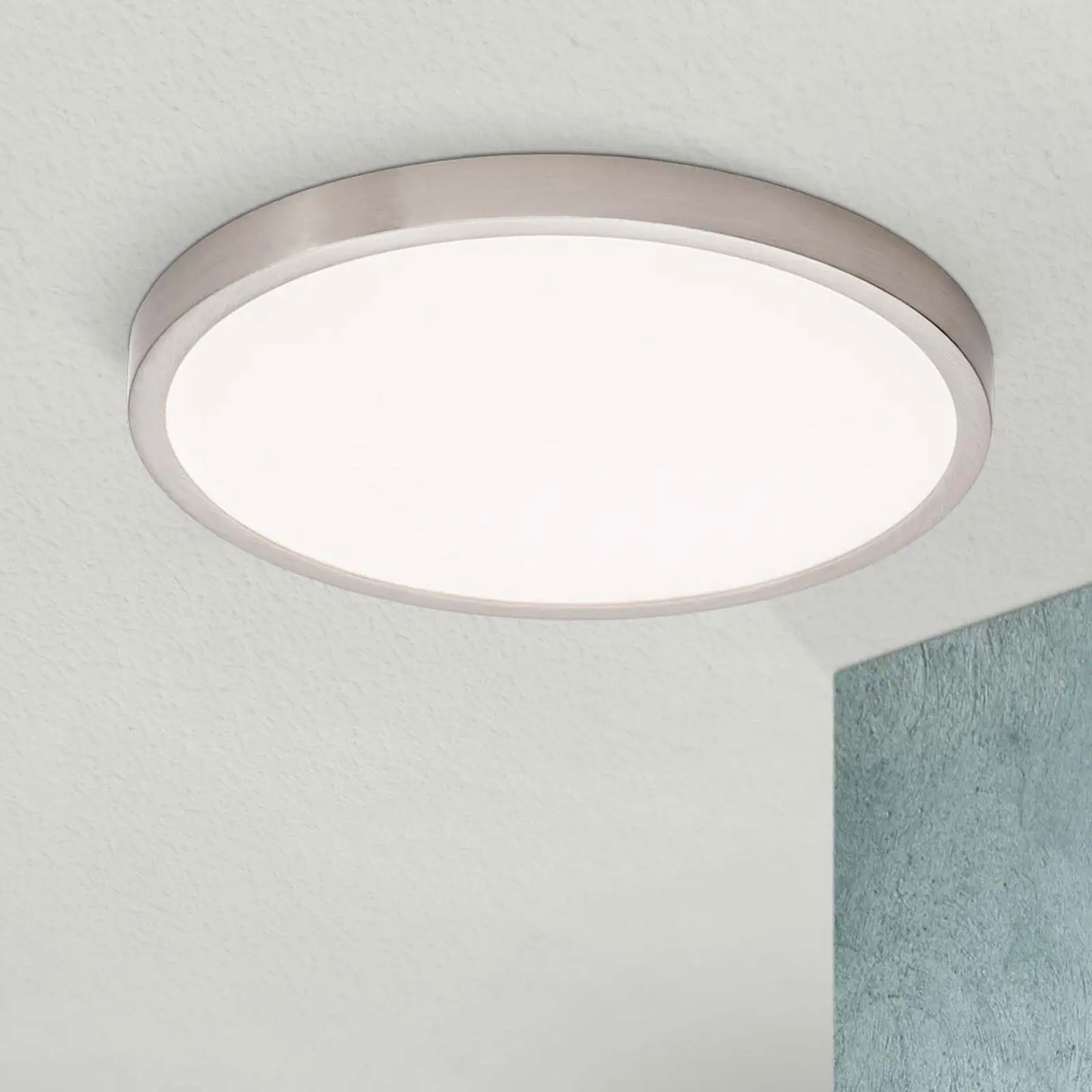 LED plafonska lampa LERO, titanijum, okrugla, 30 cm - 6