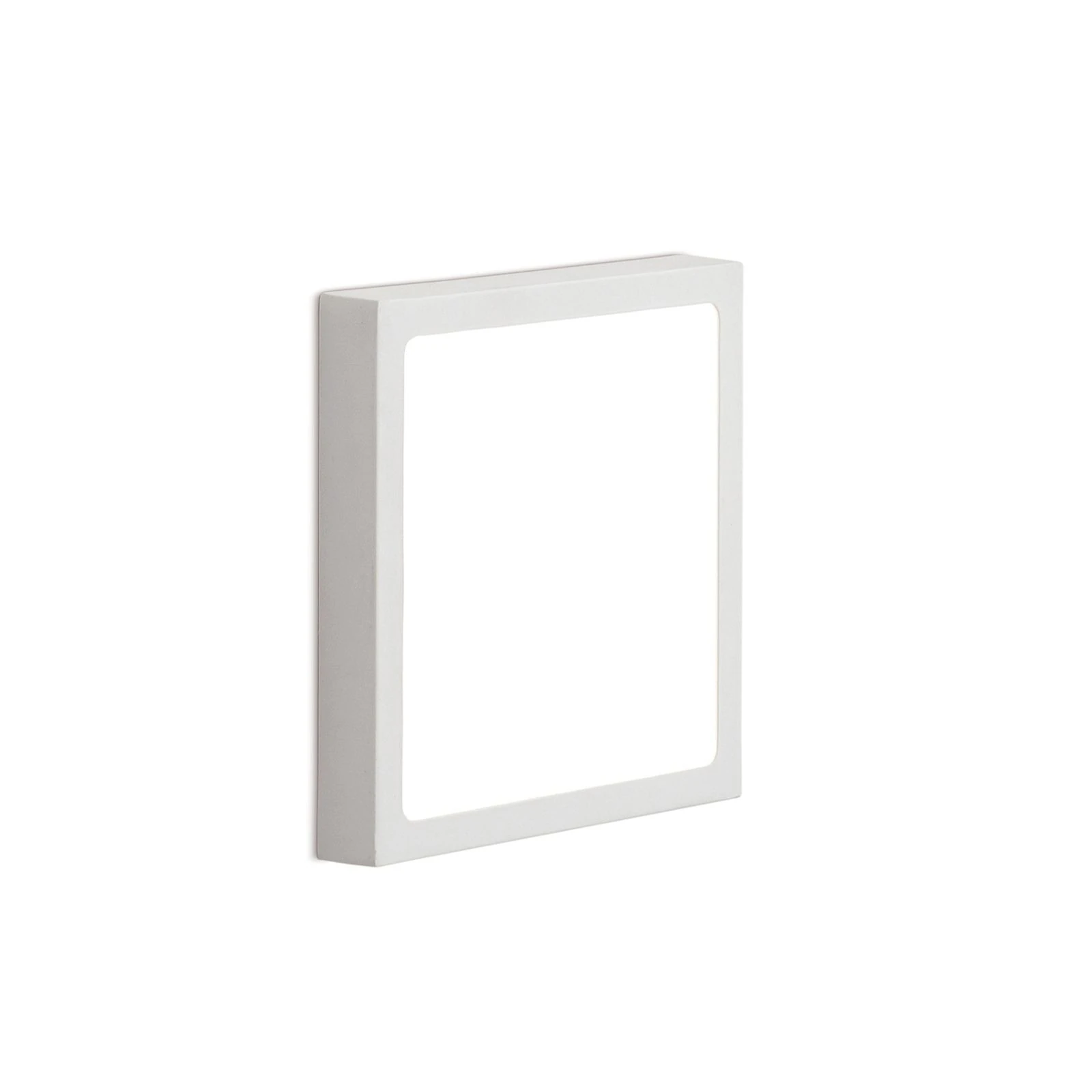 LED plafonska lampa LERO, kvadratna, 18 cm, bela - 4