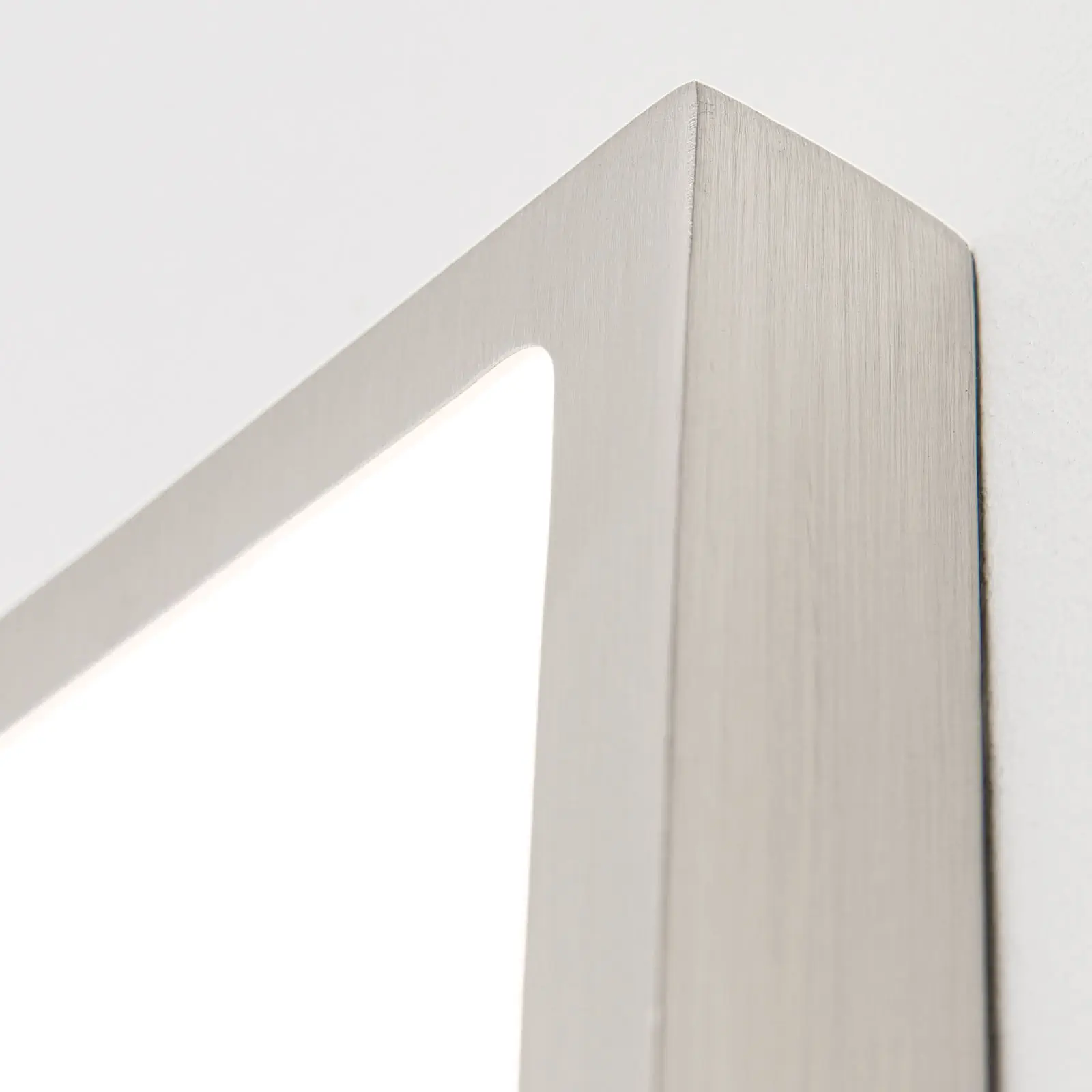 LED plafonska lampa LERO, titanijum, uglasta, 18 cm - 5