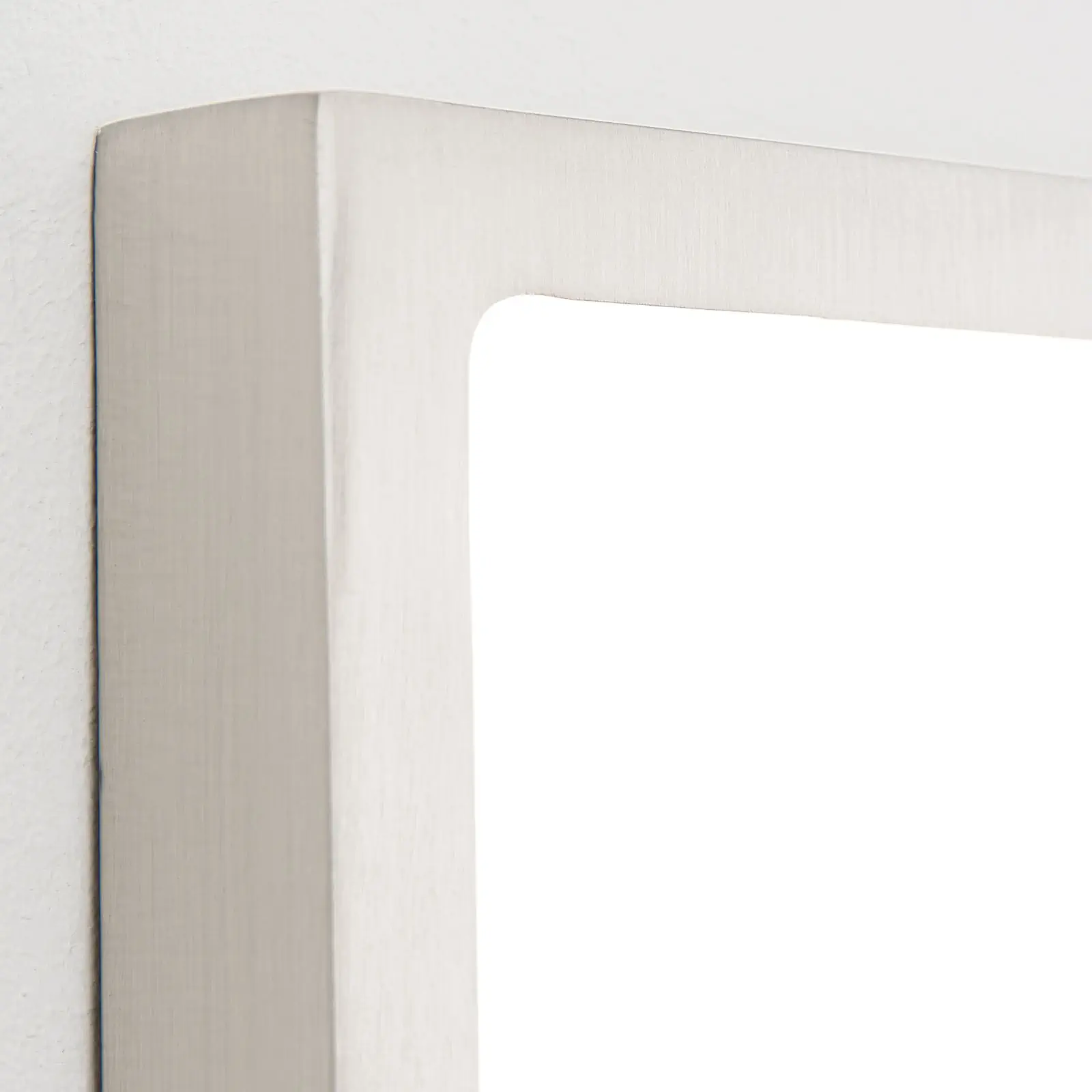 LED plafonska lampa LERO, titanijum, uglasta, 18 cm - 6