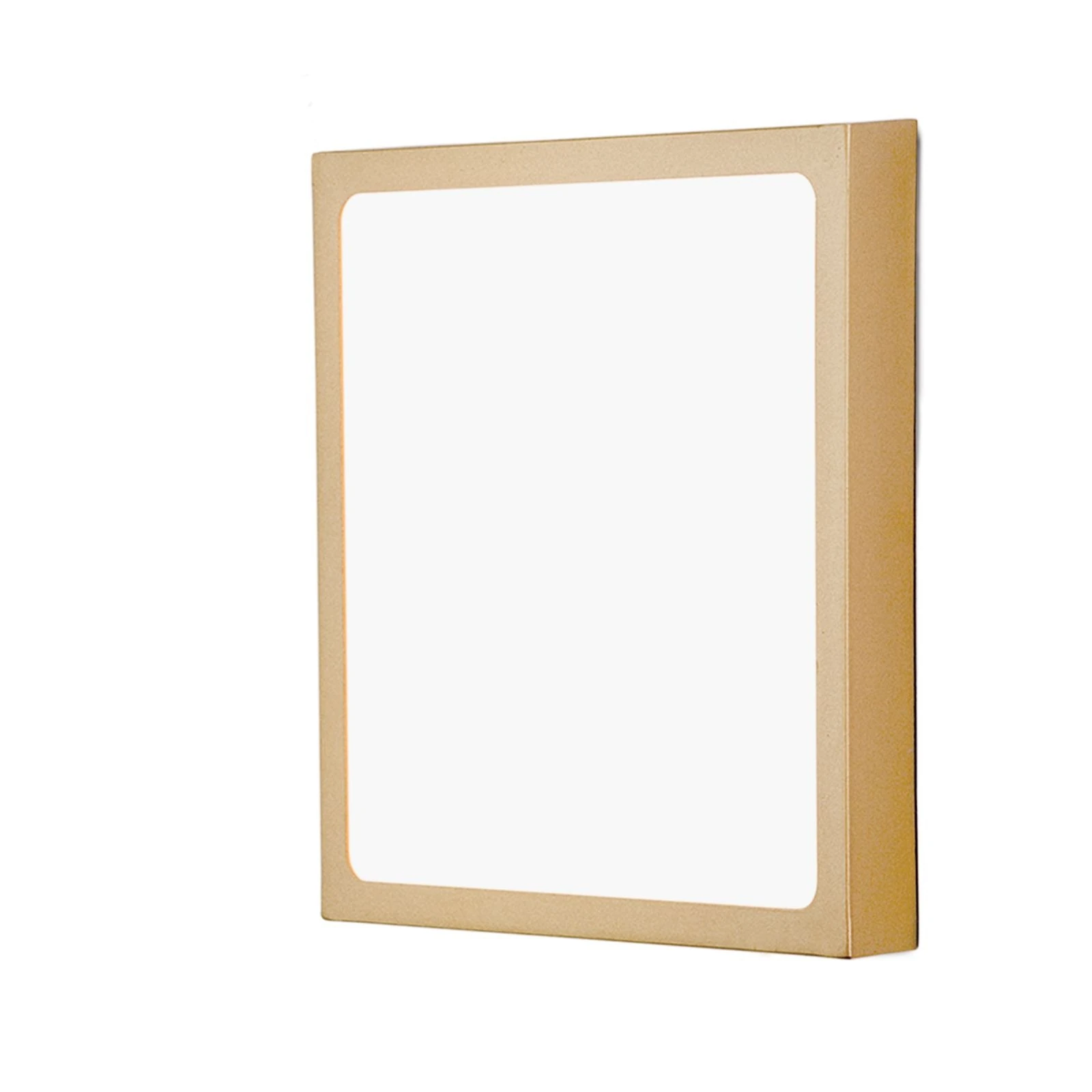 LED plafonska lampa LERO, uglasta, mat zlatna, 23 cm - 4