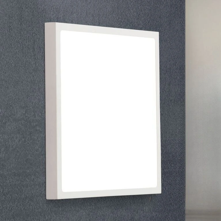 LED plafonska lampa LERO, kvadratna, 30 cm, bela