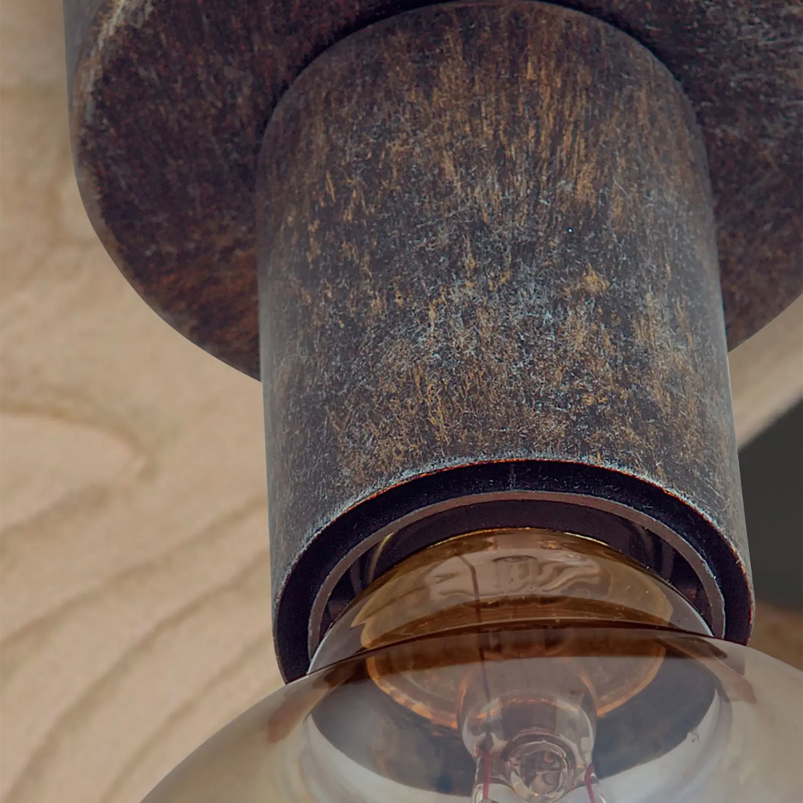 Plafonska lampa RETRO, ravna - 4