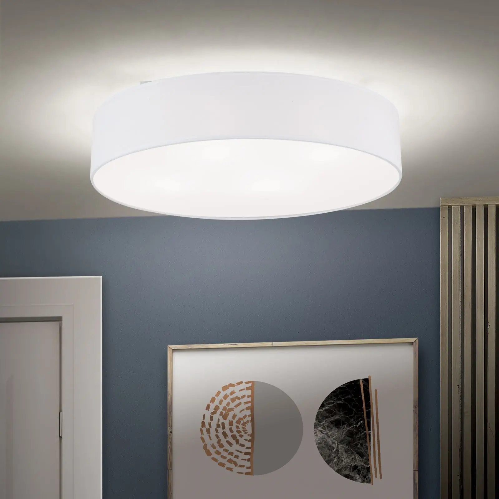 Plafonska lampa UFO, bela - 2