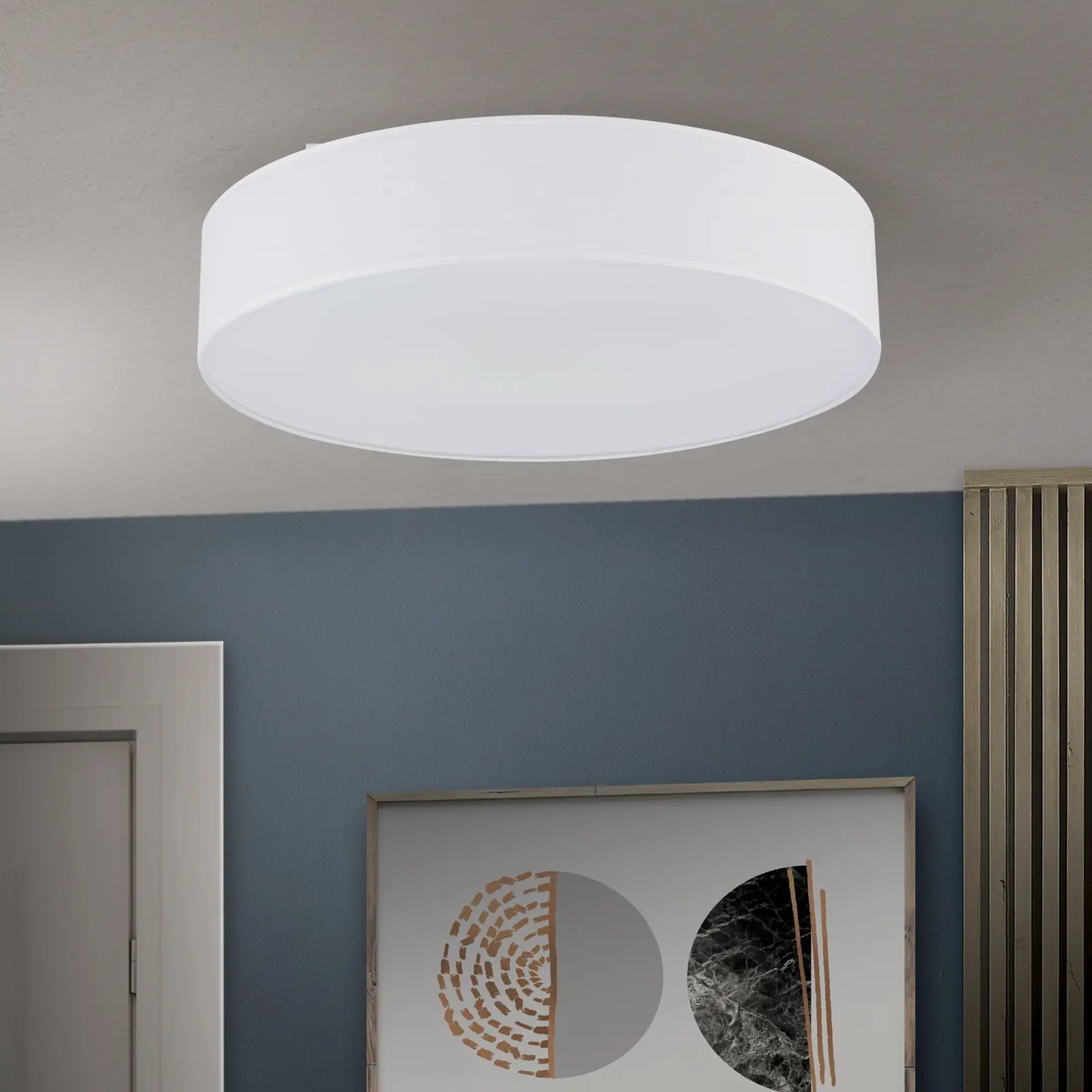 Plafonska lampa UFO, bela - 3