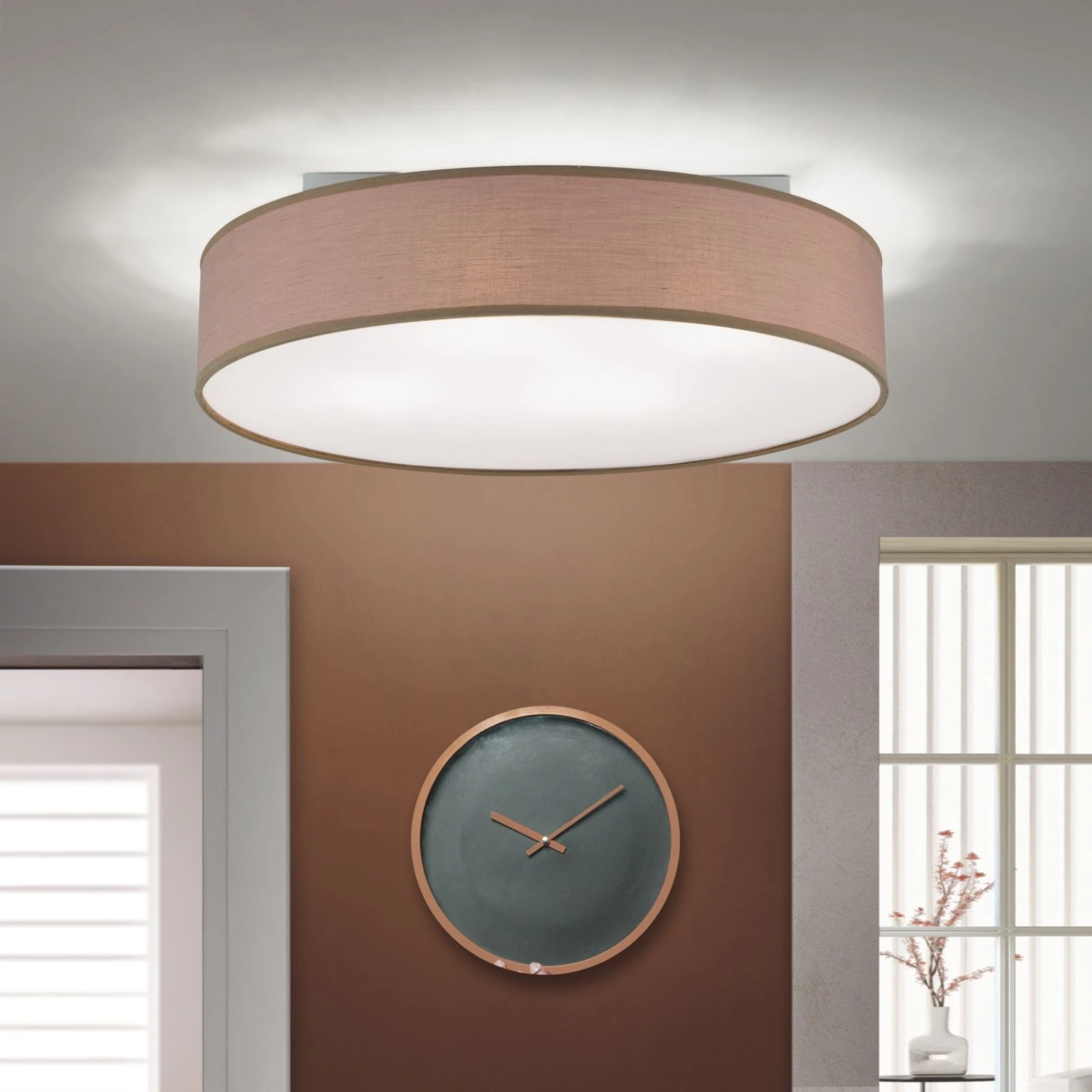 Plafonska lampa UFO, braon, 53 cm - 2