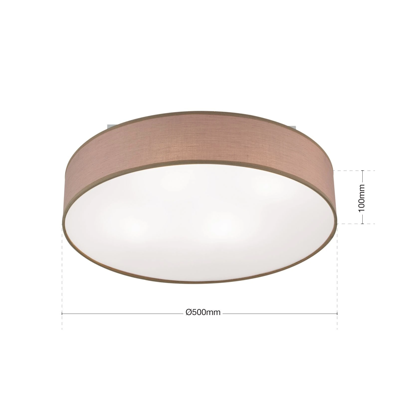 Plafonska lampa UFO, braon, 53 cm - 7