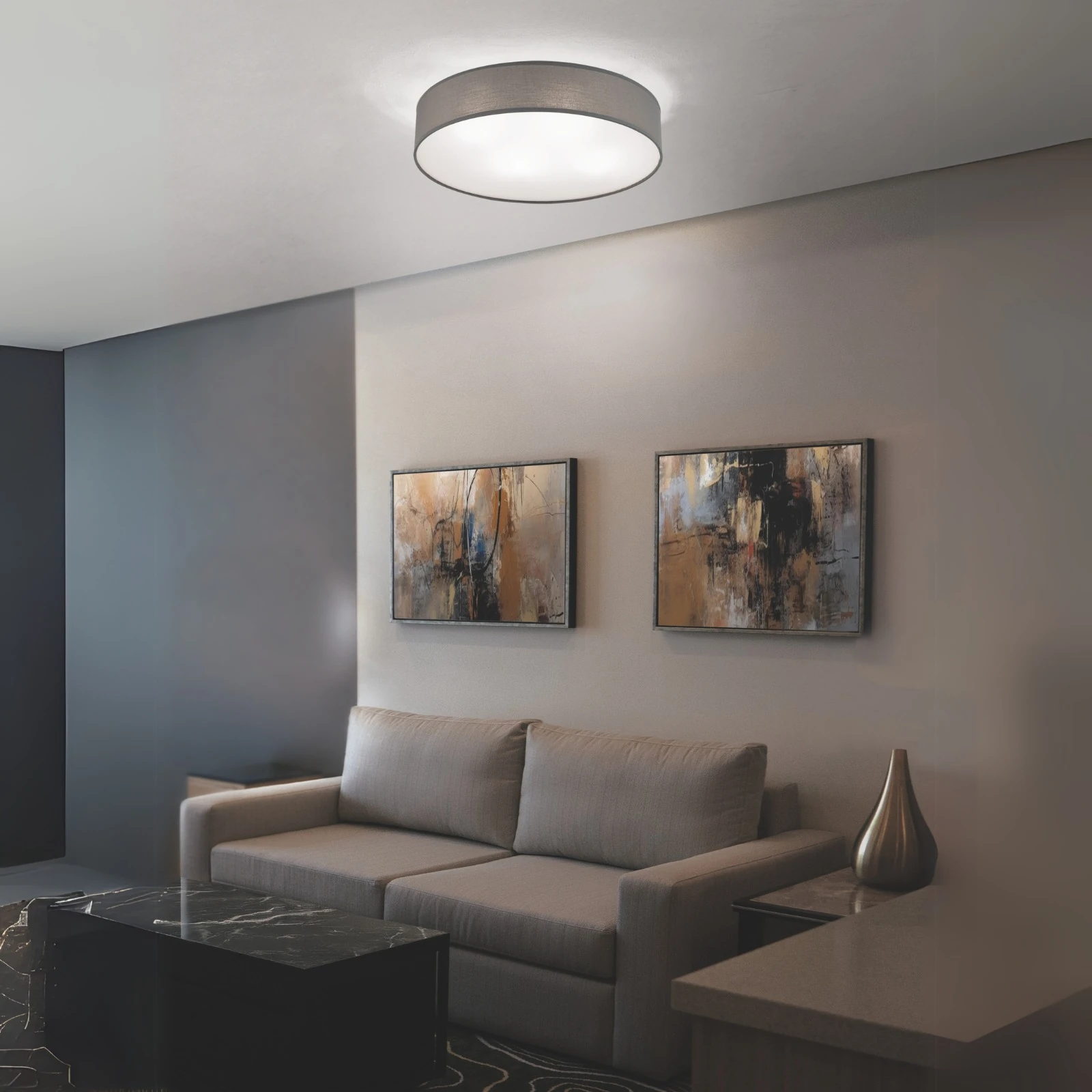 Viseća lampa UFO, siva - 10