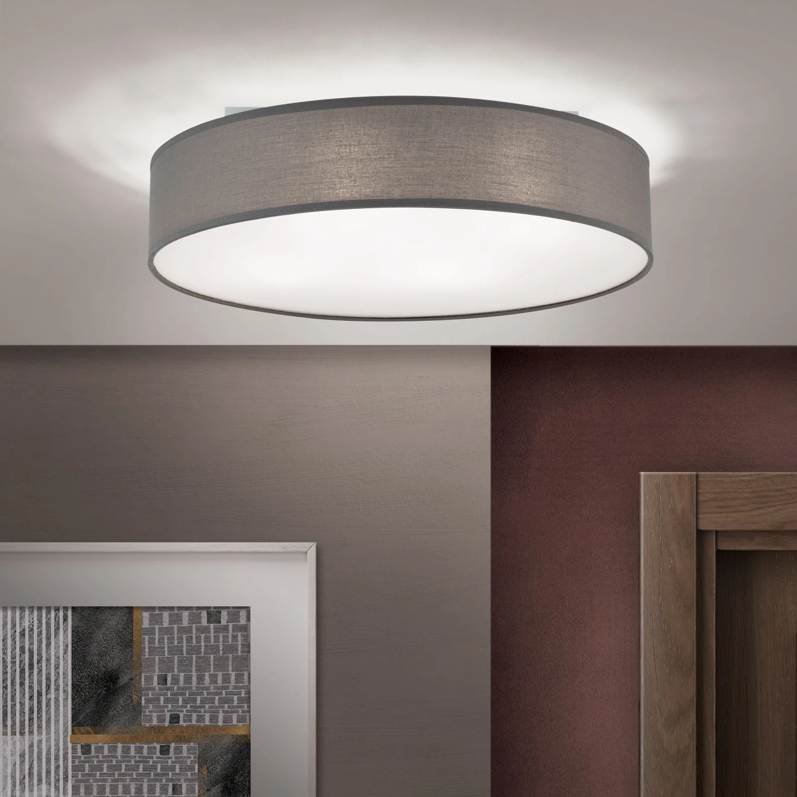 Viseća lampa UFO, siva - 3