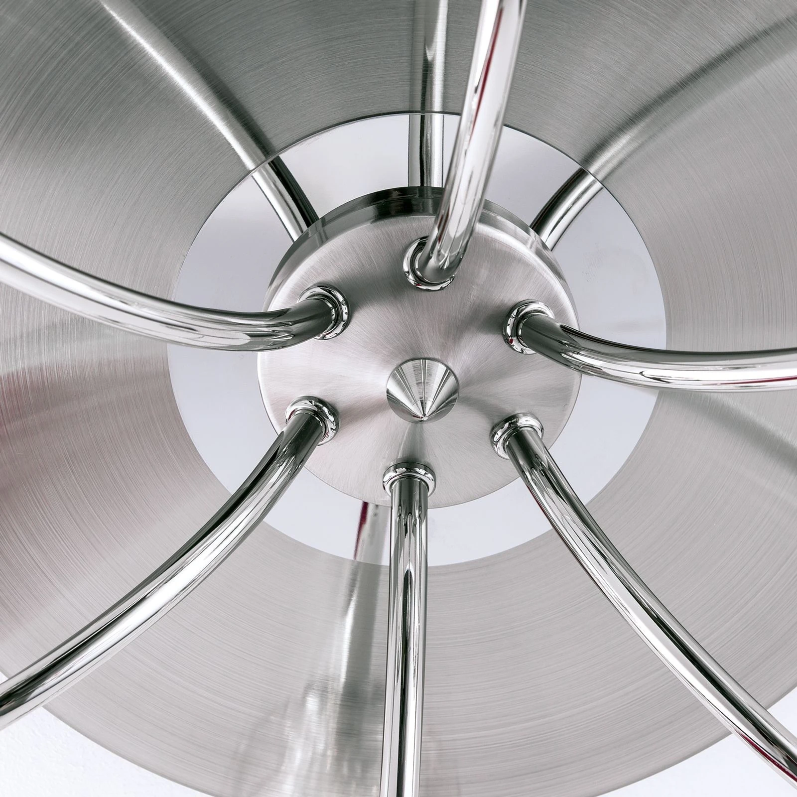 Plafonska lampa MADERNO, saten hrom, sa 6 izvora svetla - 6