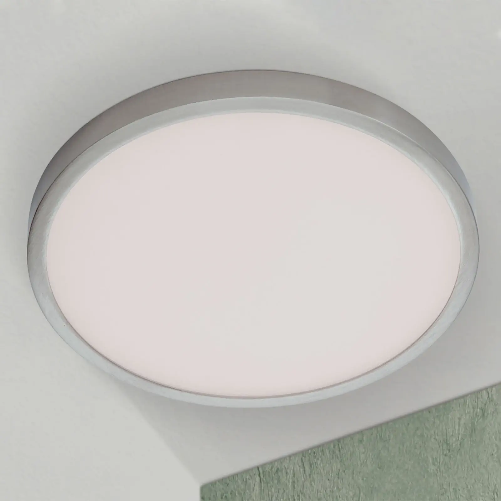 LED plafonska lampa LERO, okrugla, titanijum, 4000 K - 2