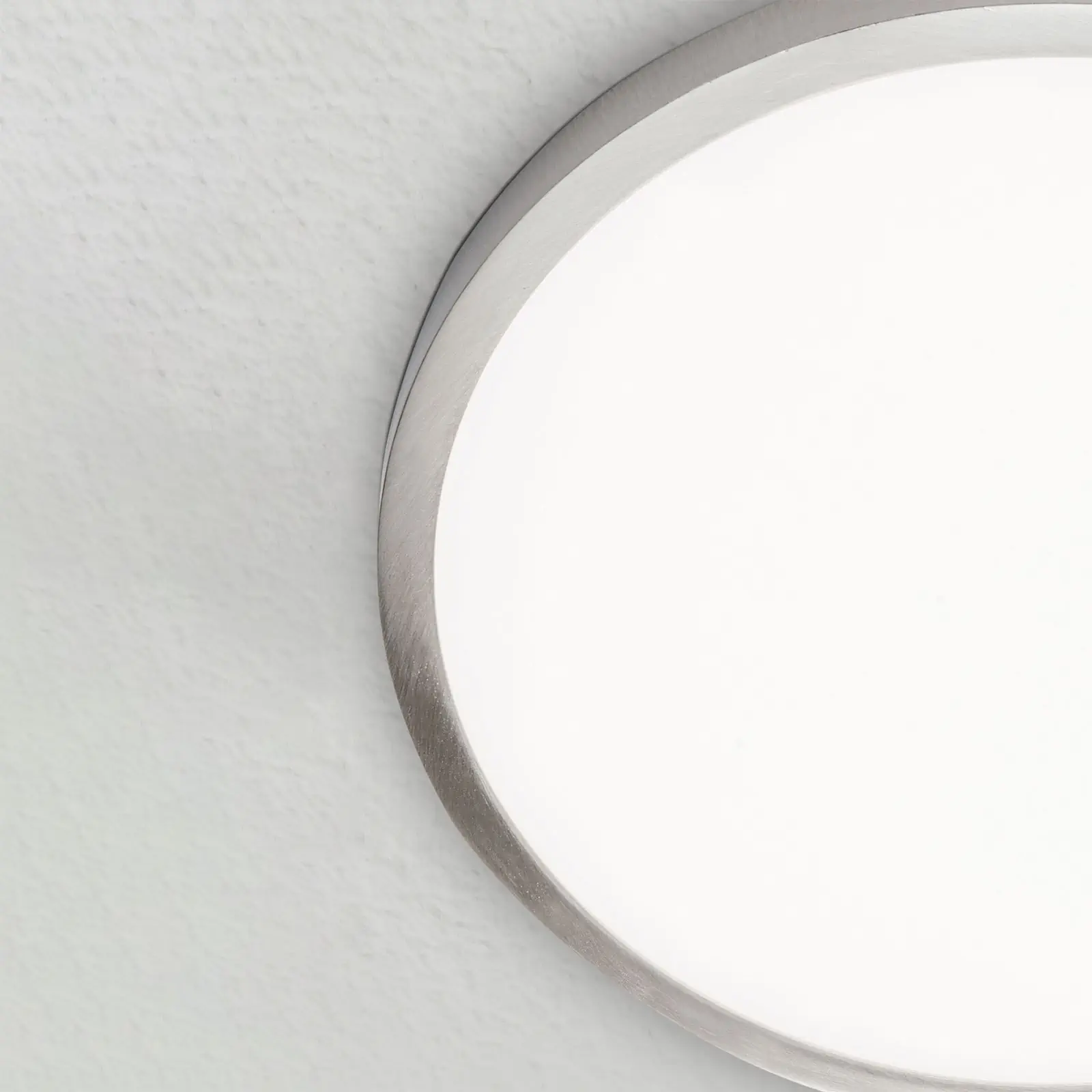 LED plafonska lampa LERO, okrugla, titanijum, 4000 K - 4