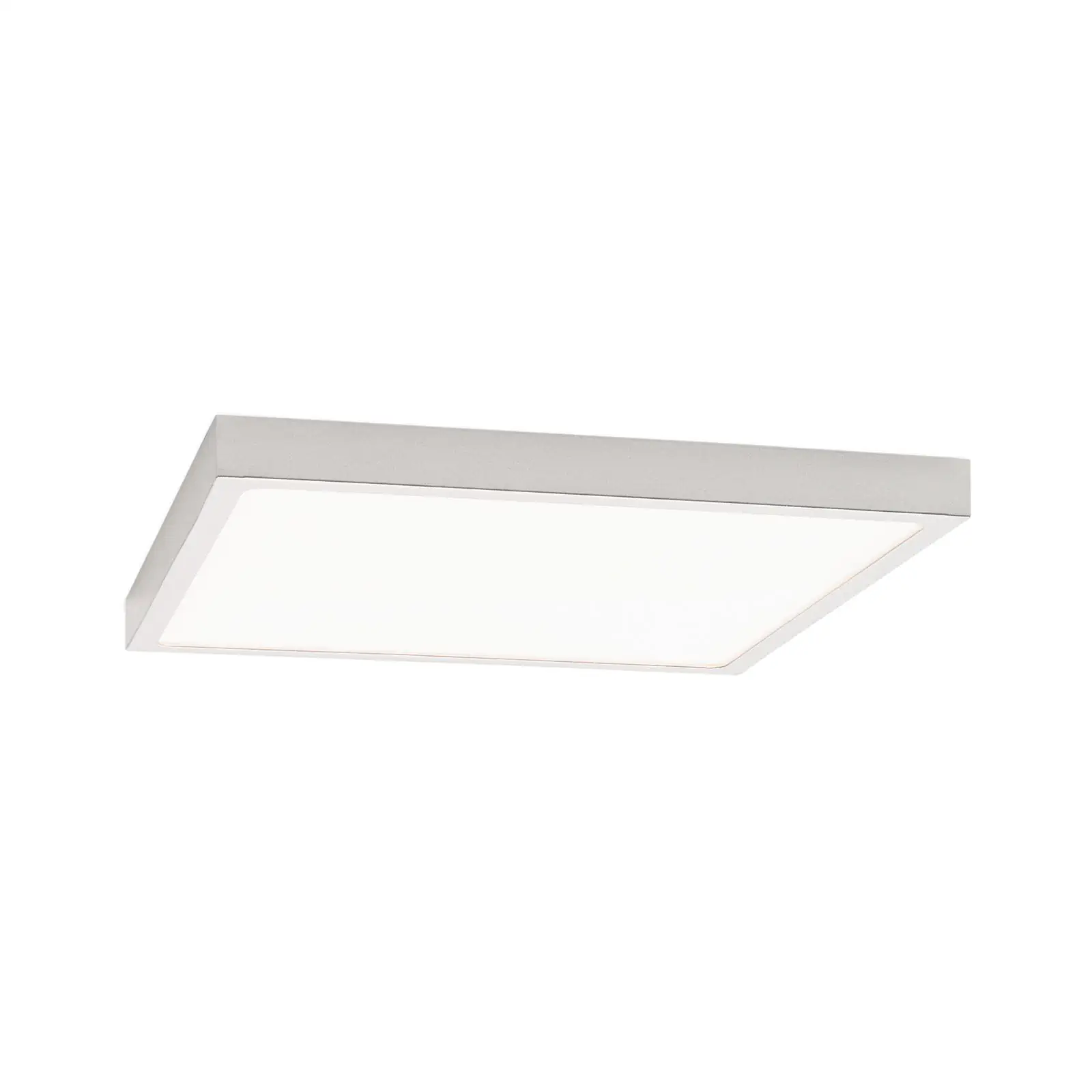 LED plafonska lampa LERO, uglasta, titanijum, 4000 K - 4