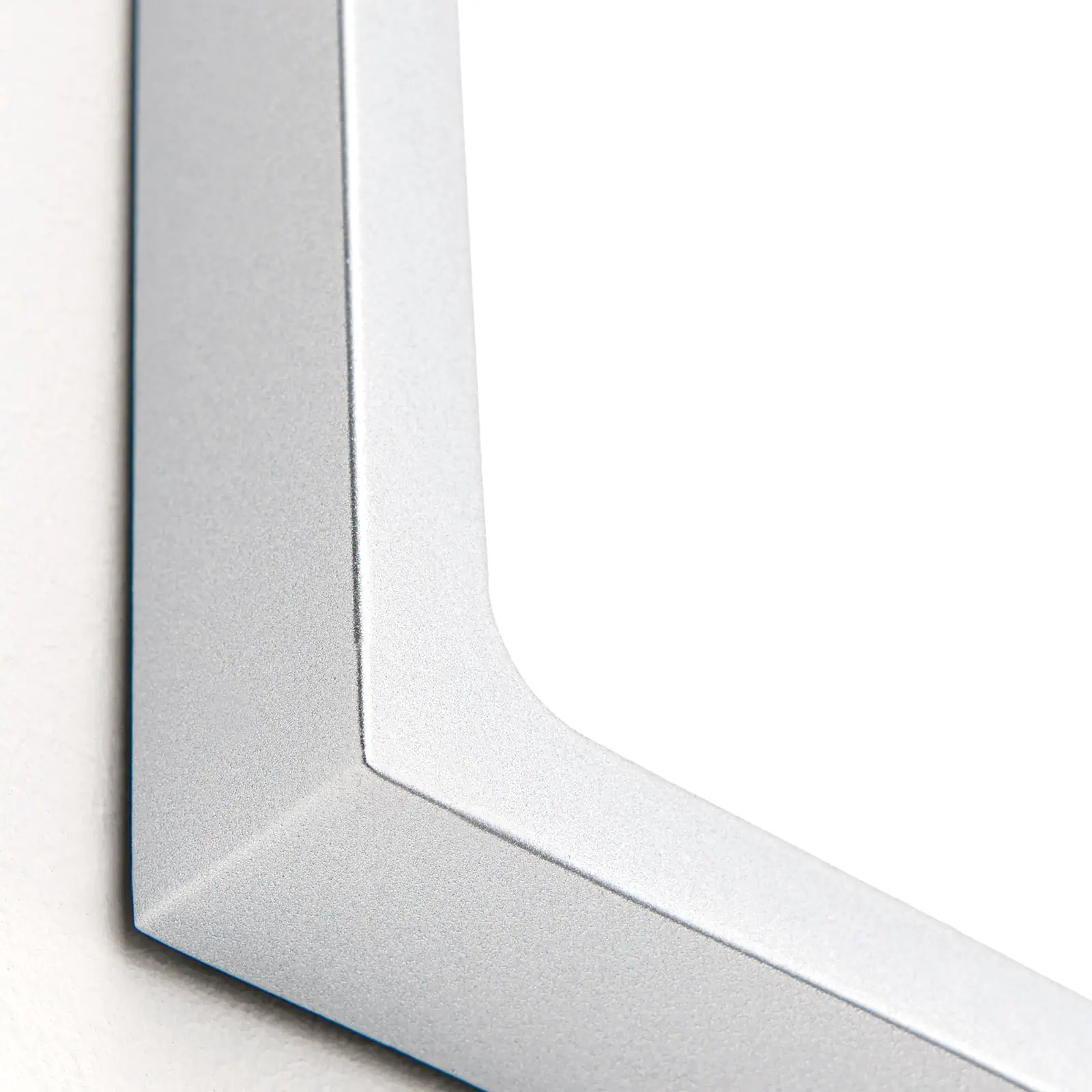 LED plafonska lampa LERO, uglasta, titanijum, 4000 K - 6