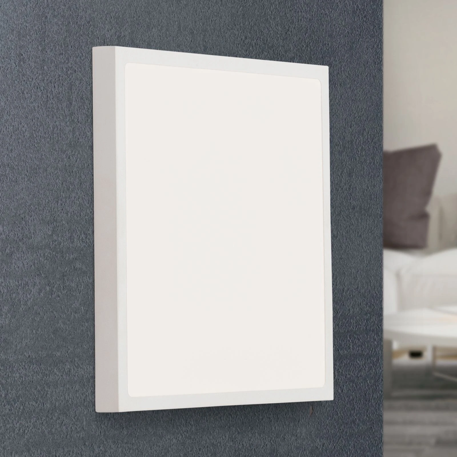 LED plafonska lampa LERO, kvadratna, 30 cm, bela, 4000 K - 3