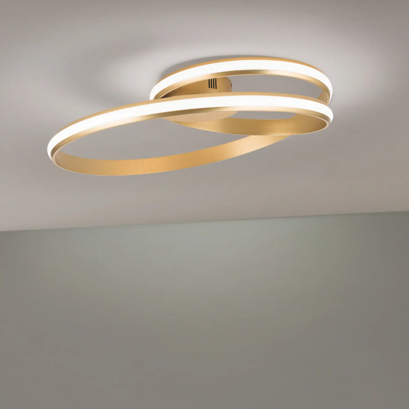 LED plafonska lampa CIRCUS, mat mesing - 1