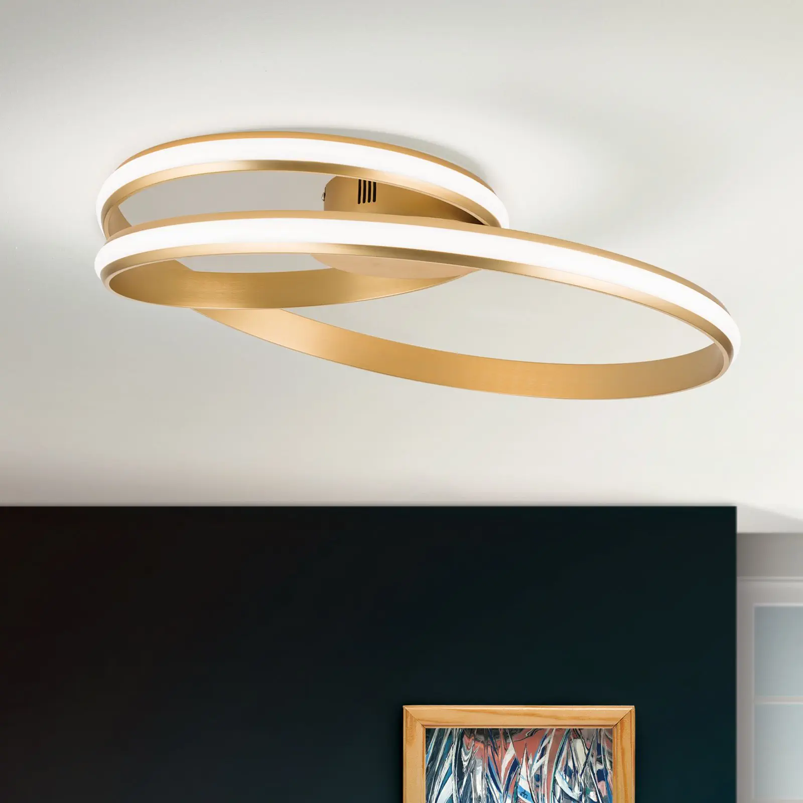 LED plafonska lampa CIRCUS, mat mesing - 2