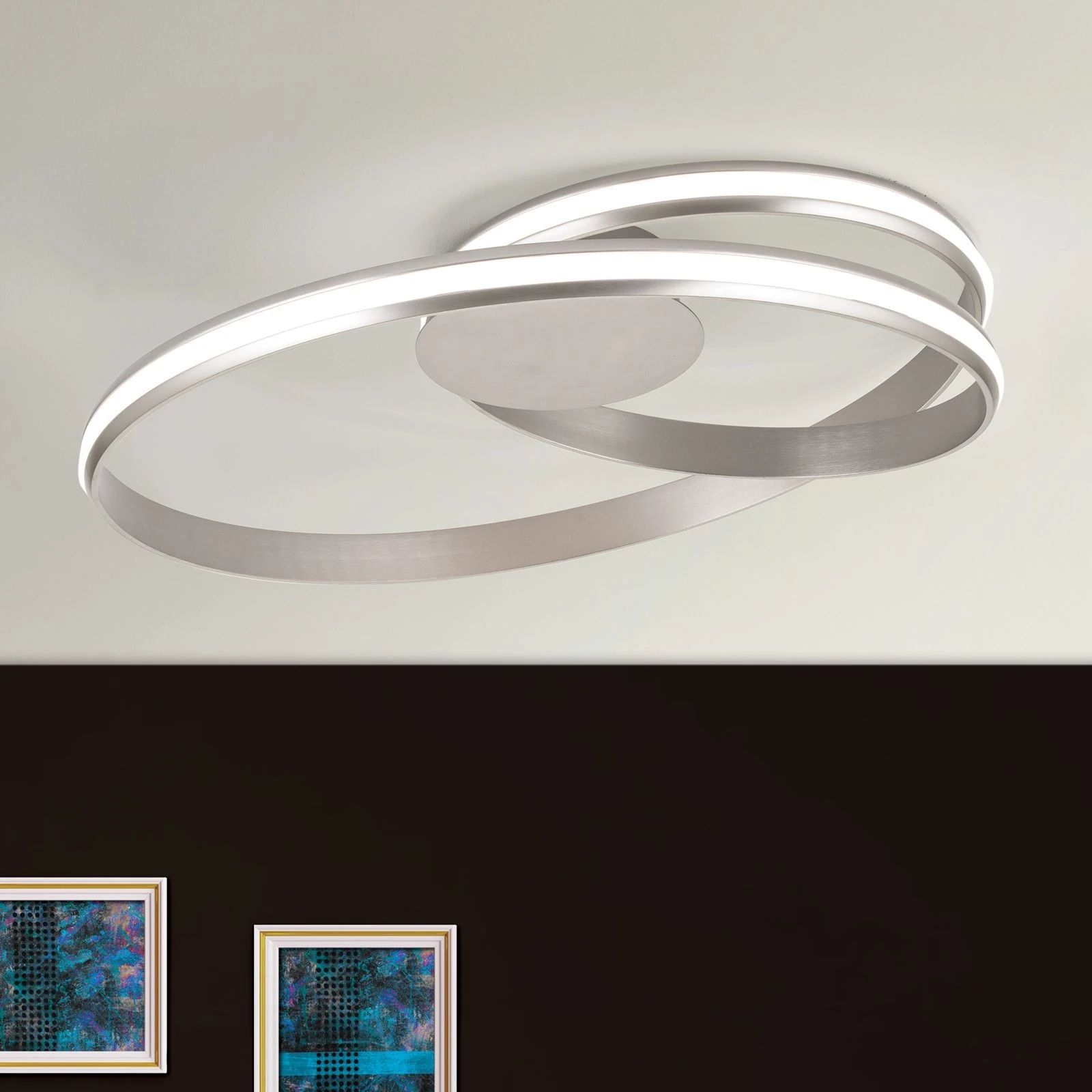 LED plafonska lampa CIRCUS, saten - 2