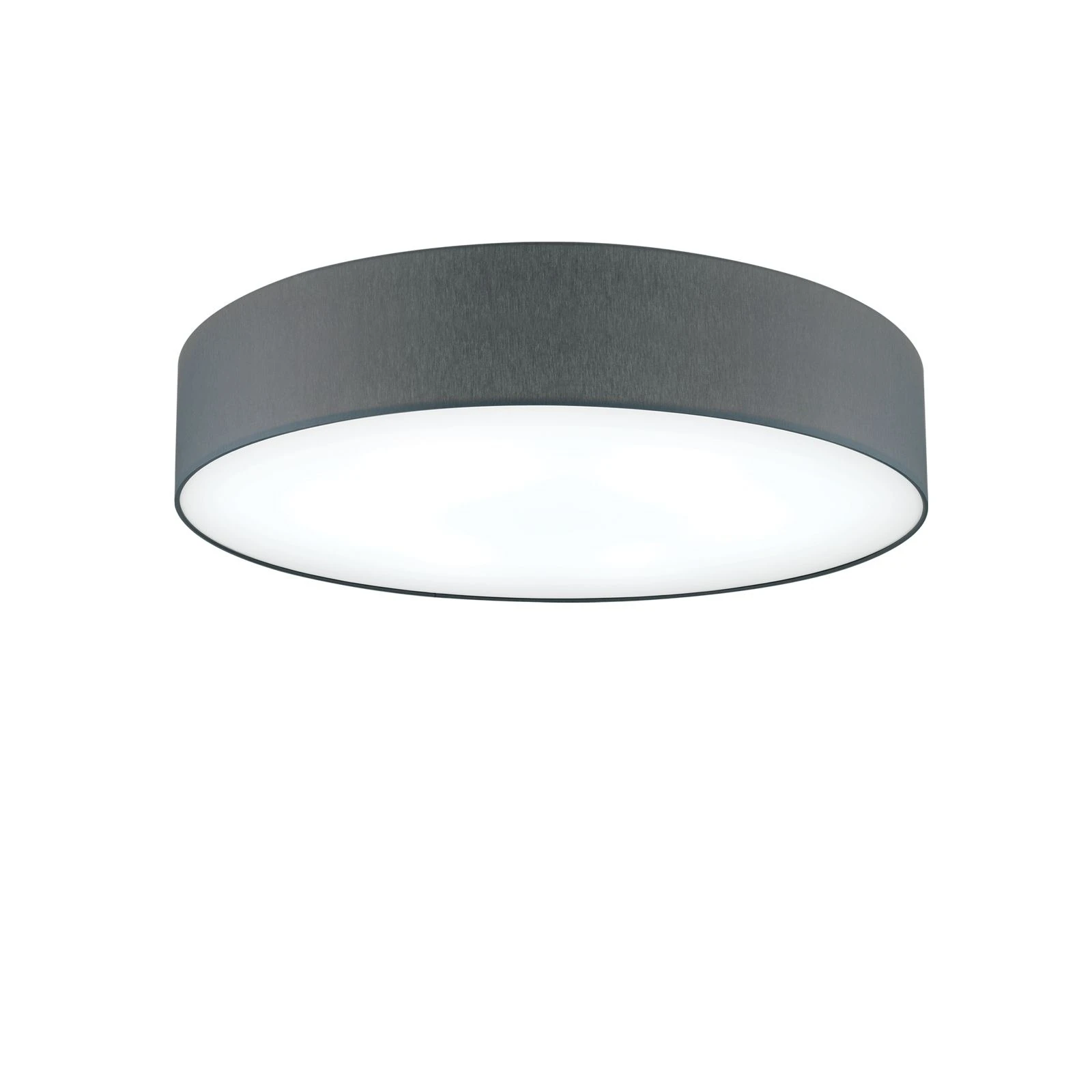 Plafonska lampa SHADE, cilindrični sivi abažur, Ø 40 cm - 4