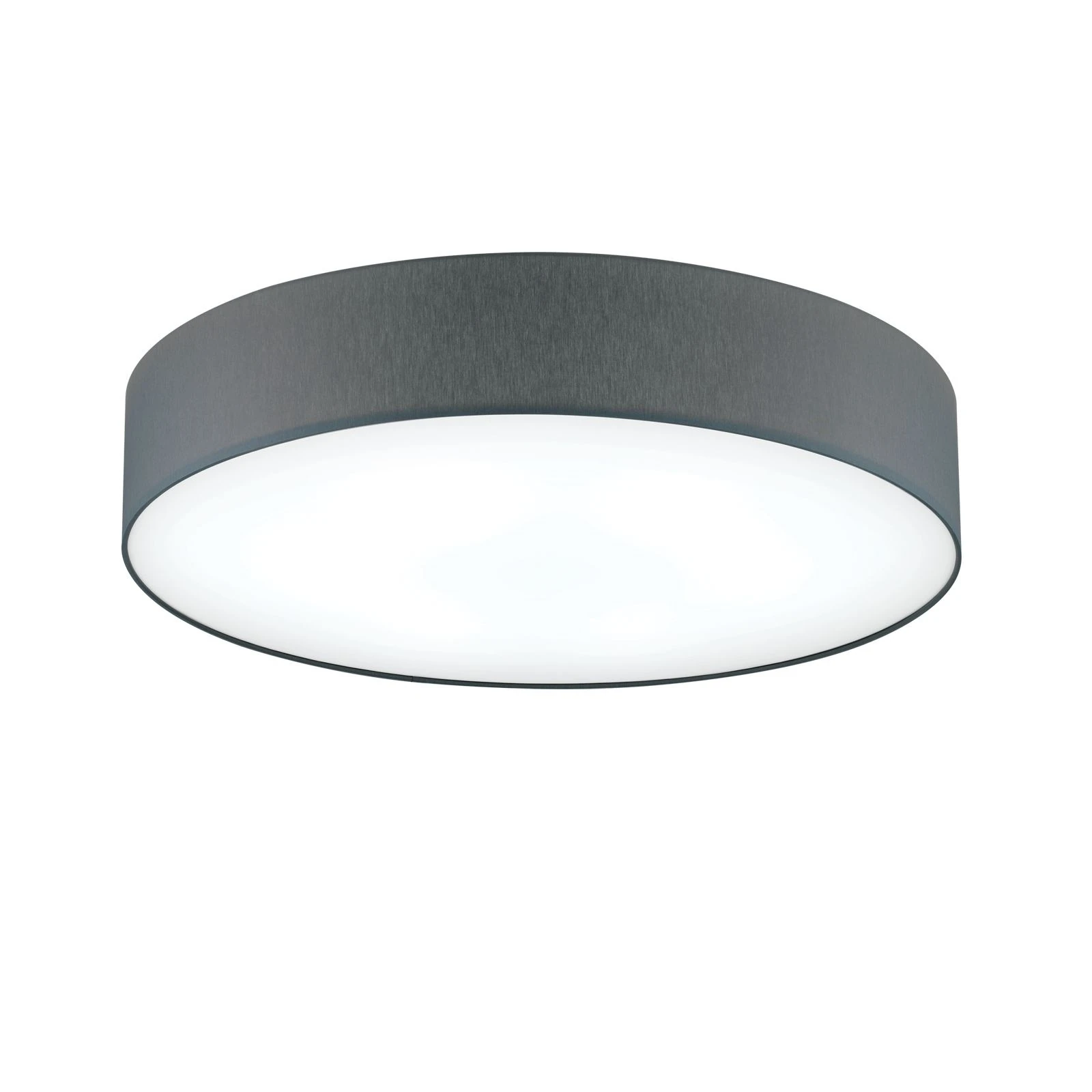 Plafonska lampa SHADE, cilindrični sivi abažur, Ø 80 cm - 4