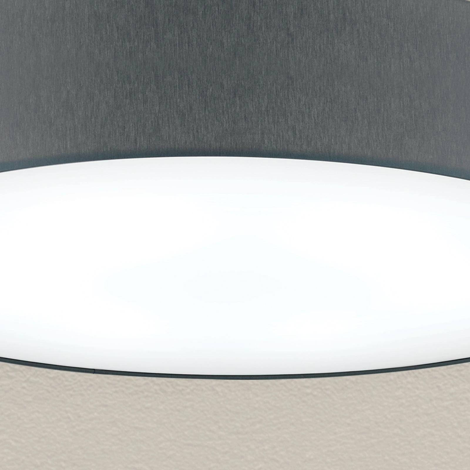 Plafonska lampa SHADE, cilindrični sivi abažur, Ø 100 cm - 3