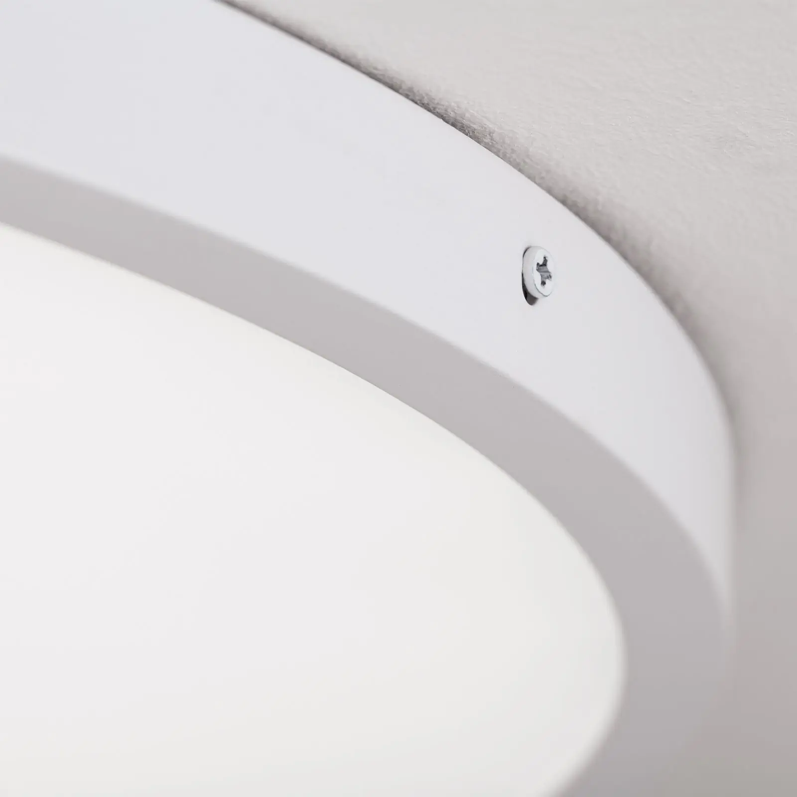 LED plafonska lampa LERO, 60 cm, okrugla, bela - 5