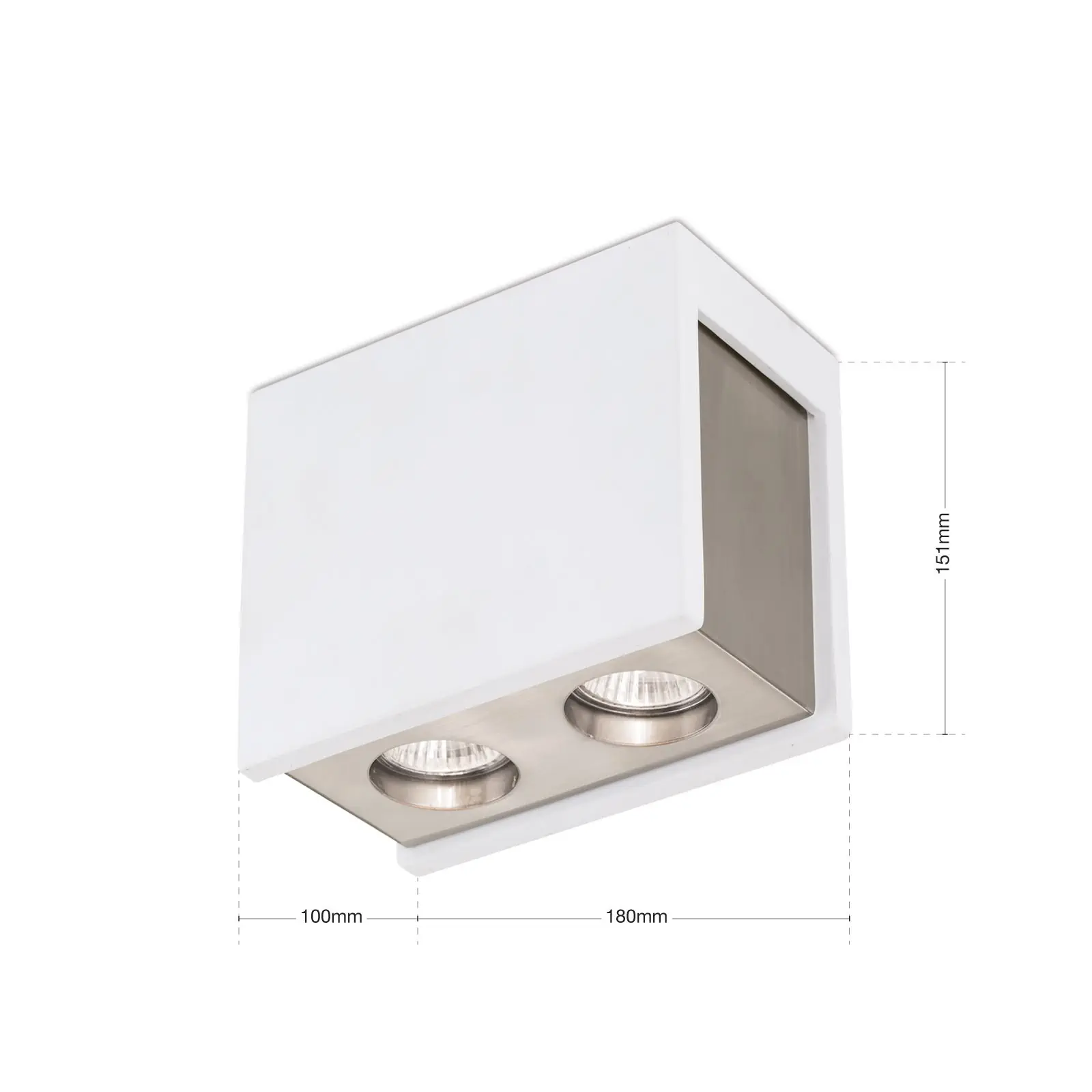 Plafonska lampa COOL, sa 2 izvora svetla - 7