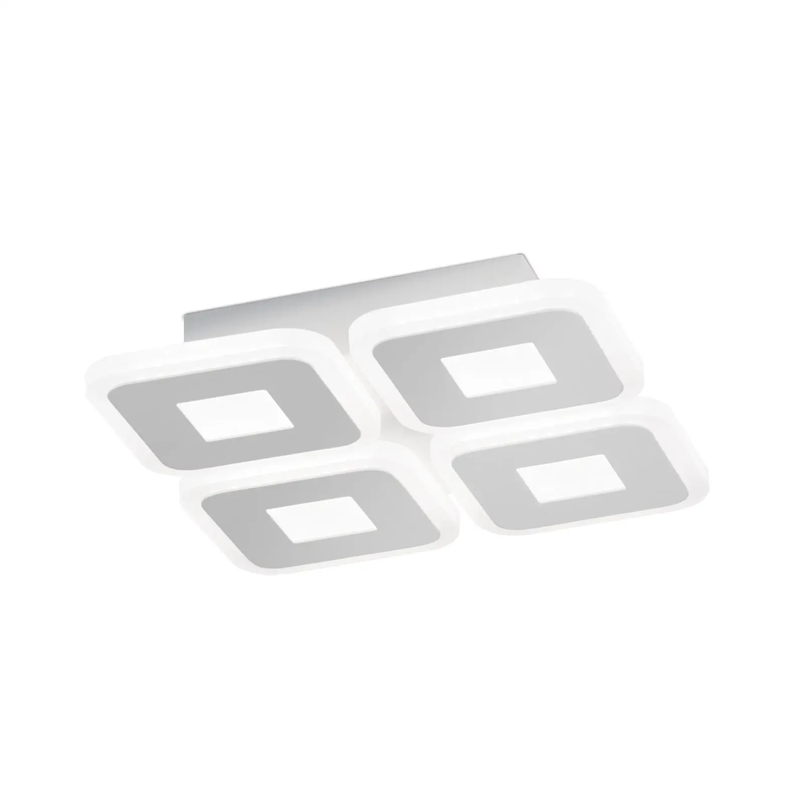 LED plafonska lampa DOMINO, 4 izvora svetla, bela - 4