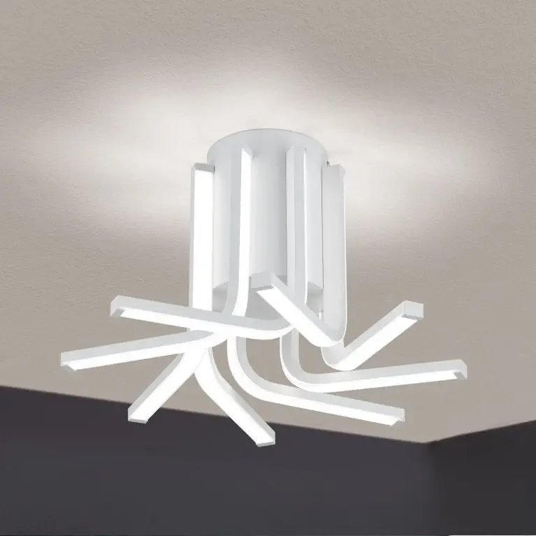 LED plafonska lampa VENTI, bela - 1