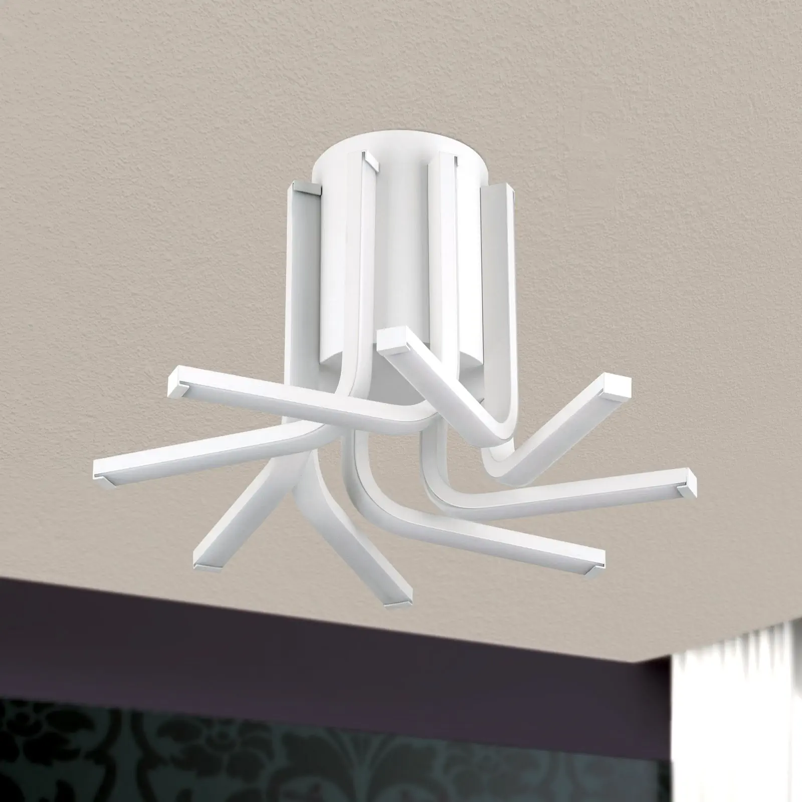 LED plafonska lampa VENTI, bela - 3