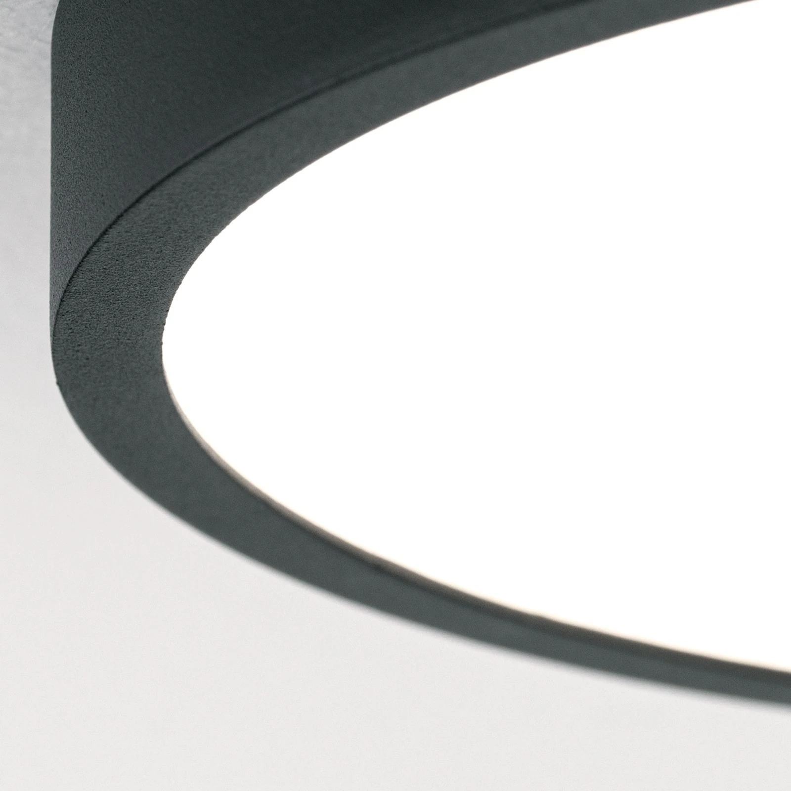 LED plafonska lampa BULLY, Ø 14 cm, crna - 5