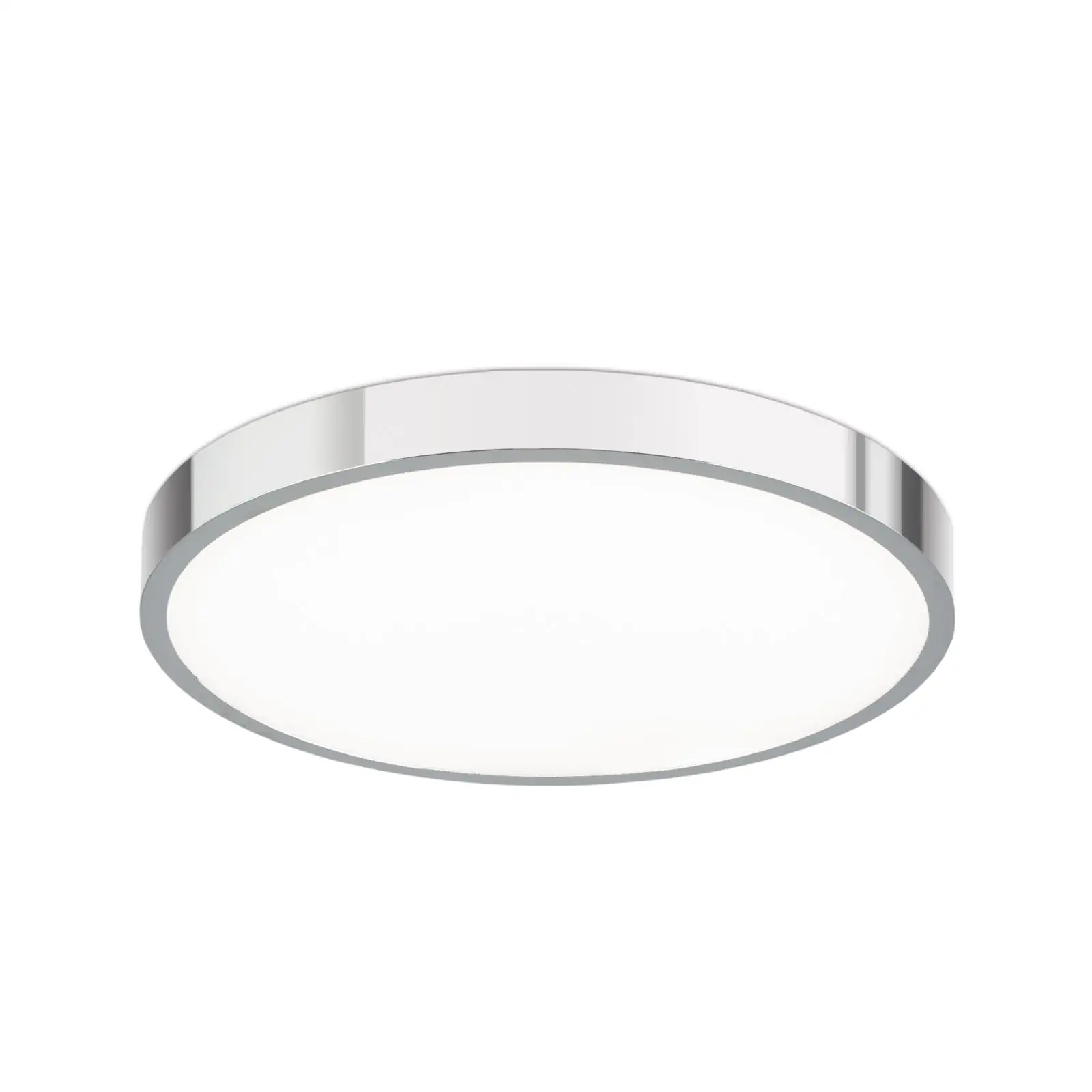 LED plafonska lampa BULLY, Ø 24 cm, hrom - 4