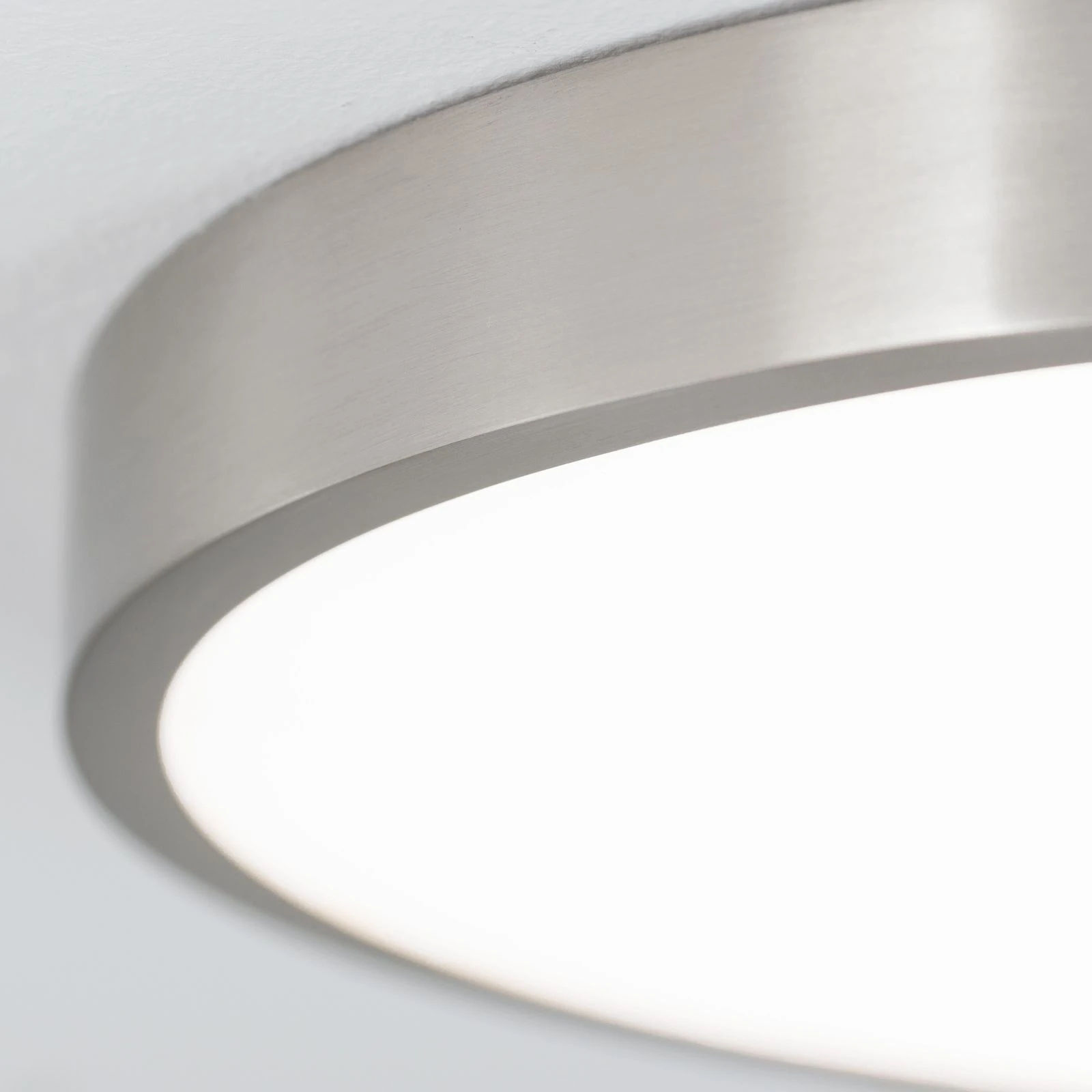 LED plafonska lampa BULLY, Ø 24 cm, saten hrom - 5