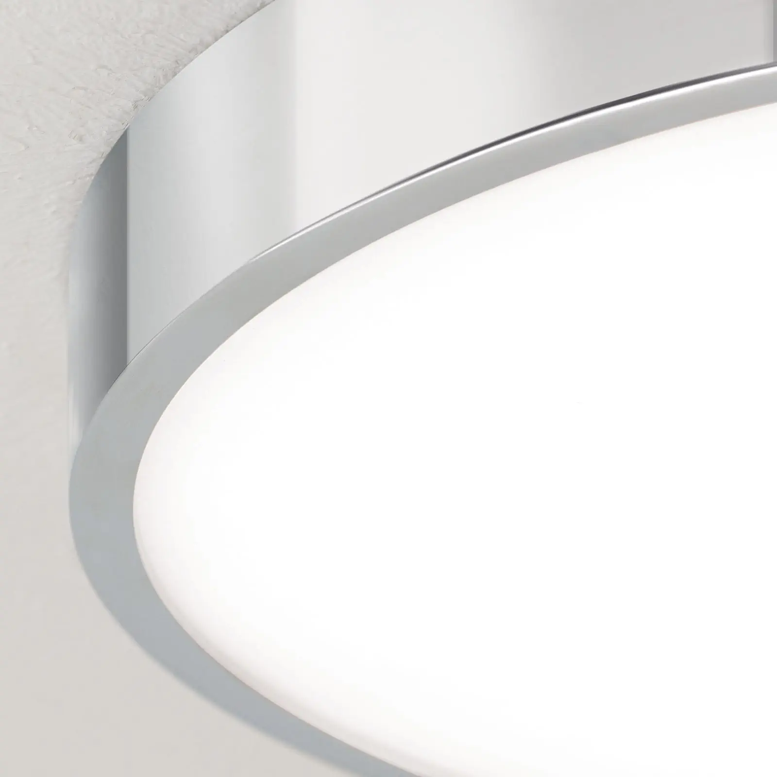 LED plafonska lampa BULLY, Ø 28 cm, hrom - 5
