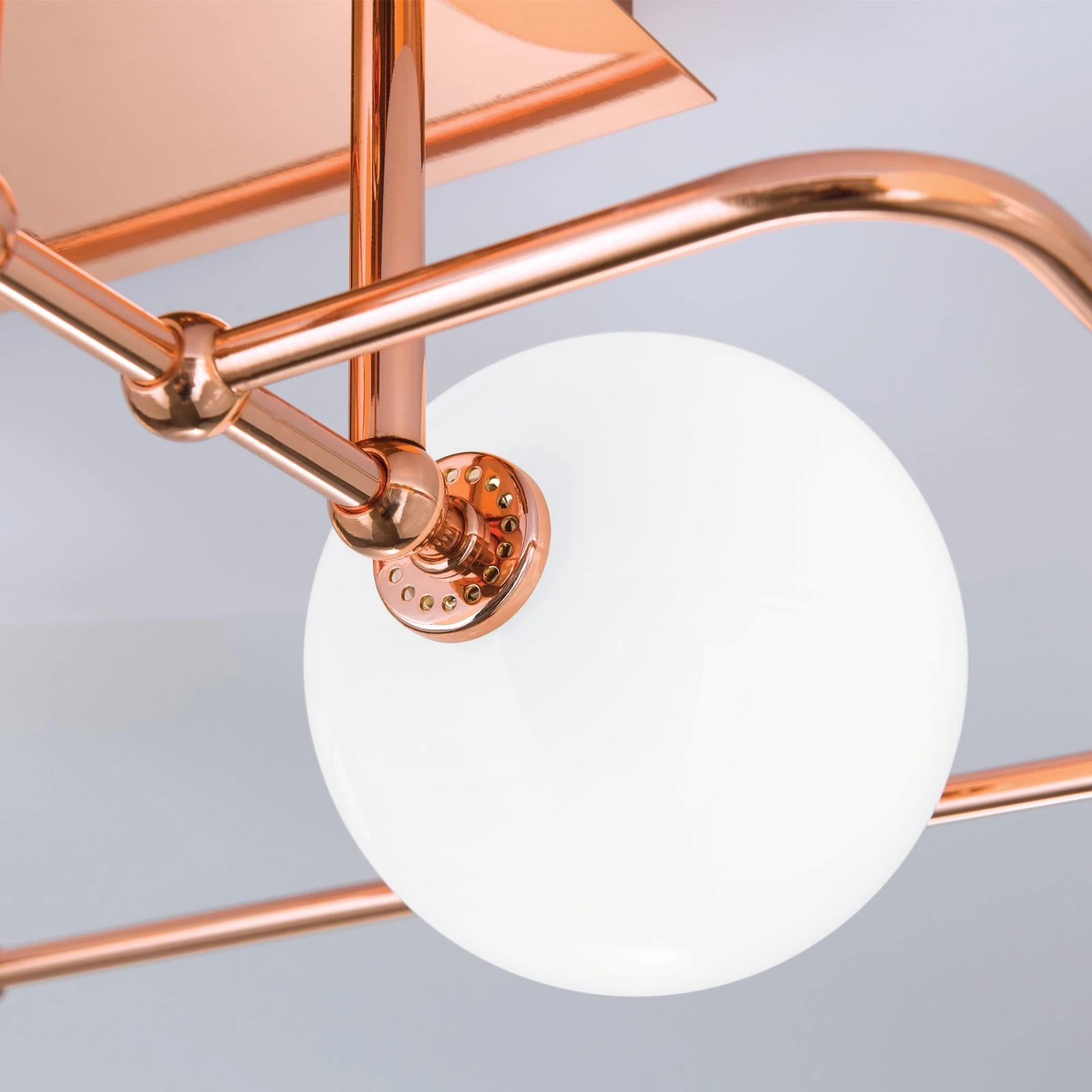 Plafonska lampa PIPES, bakar, sa 5 izvora svetla - 6