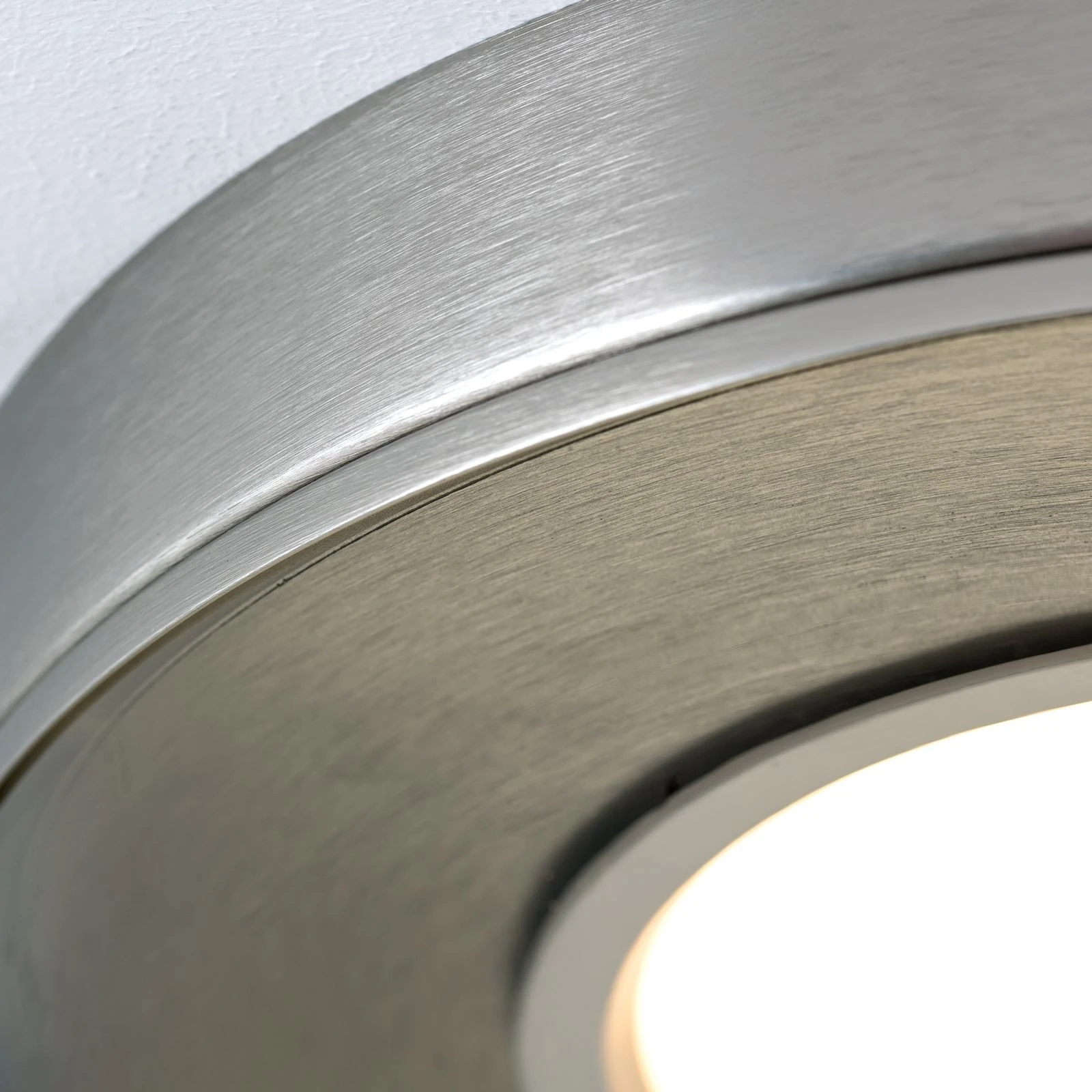 LED plafonska lampa FRANCIS, 30 cm, saten hrom - 5