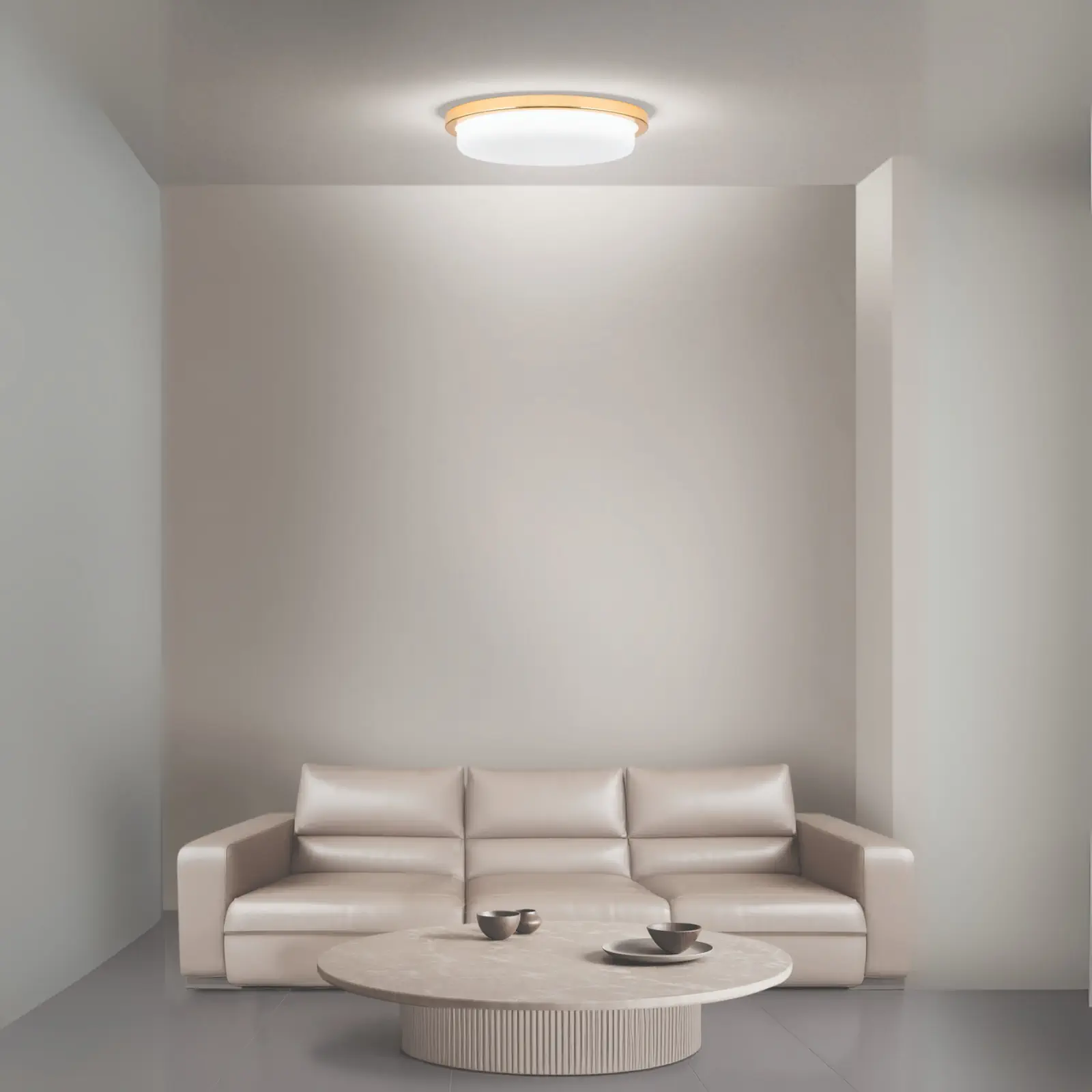 LED plafonska lampa LEROX, zlatna, Ø 30 cm - 10