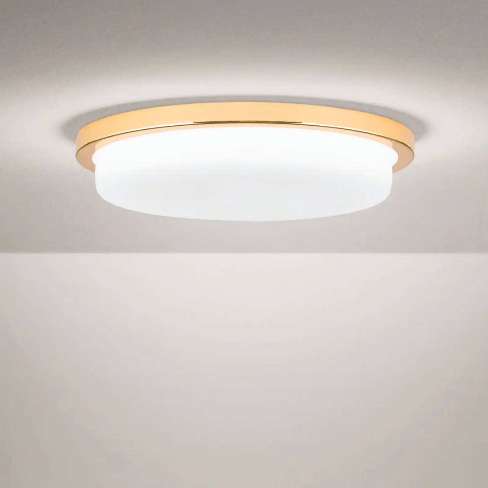 LED plafonska lampa LEROX, zlatna, Ø 30 cm - 9