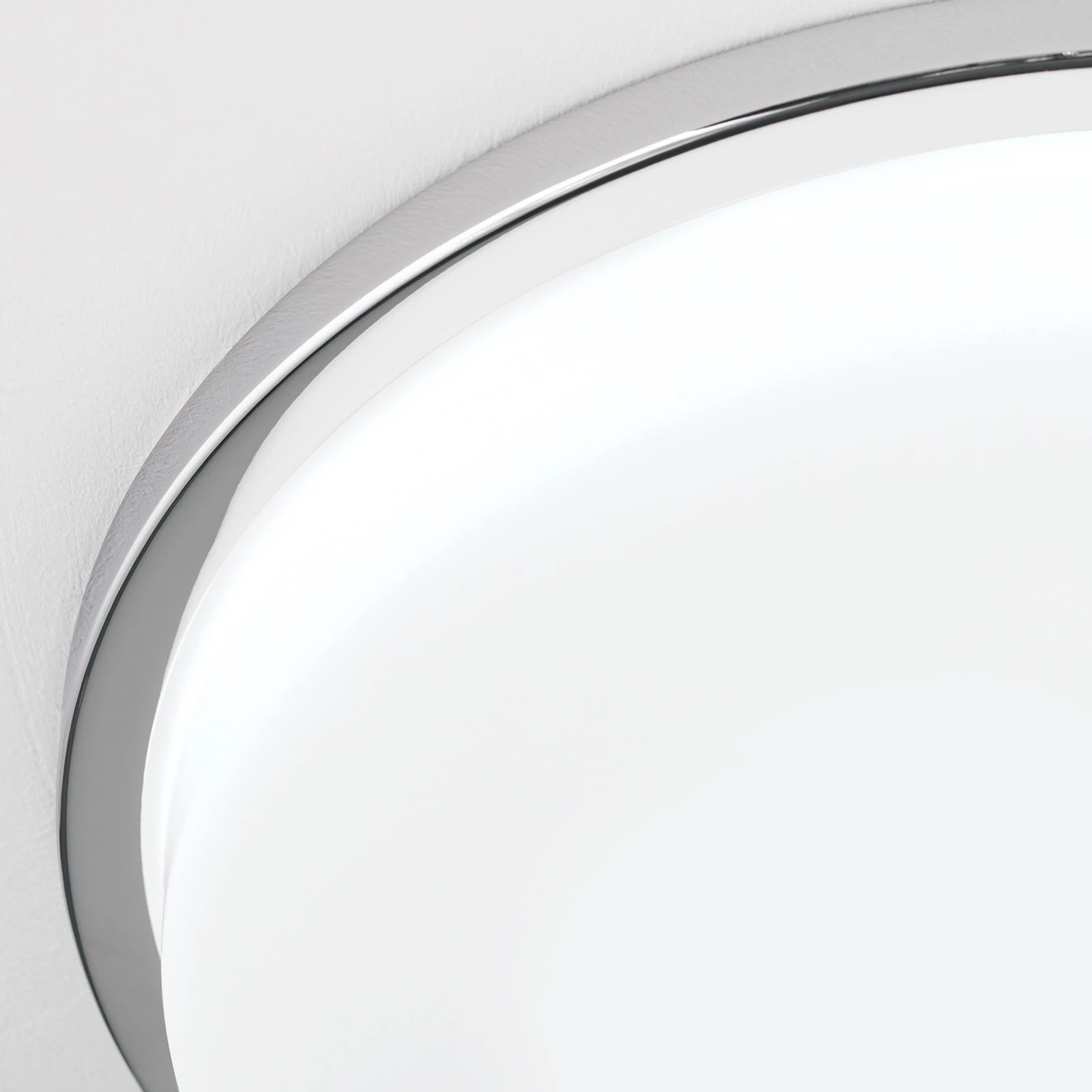 LED plafonska lampa LEROX, hrom, Ø 40 cm - 6