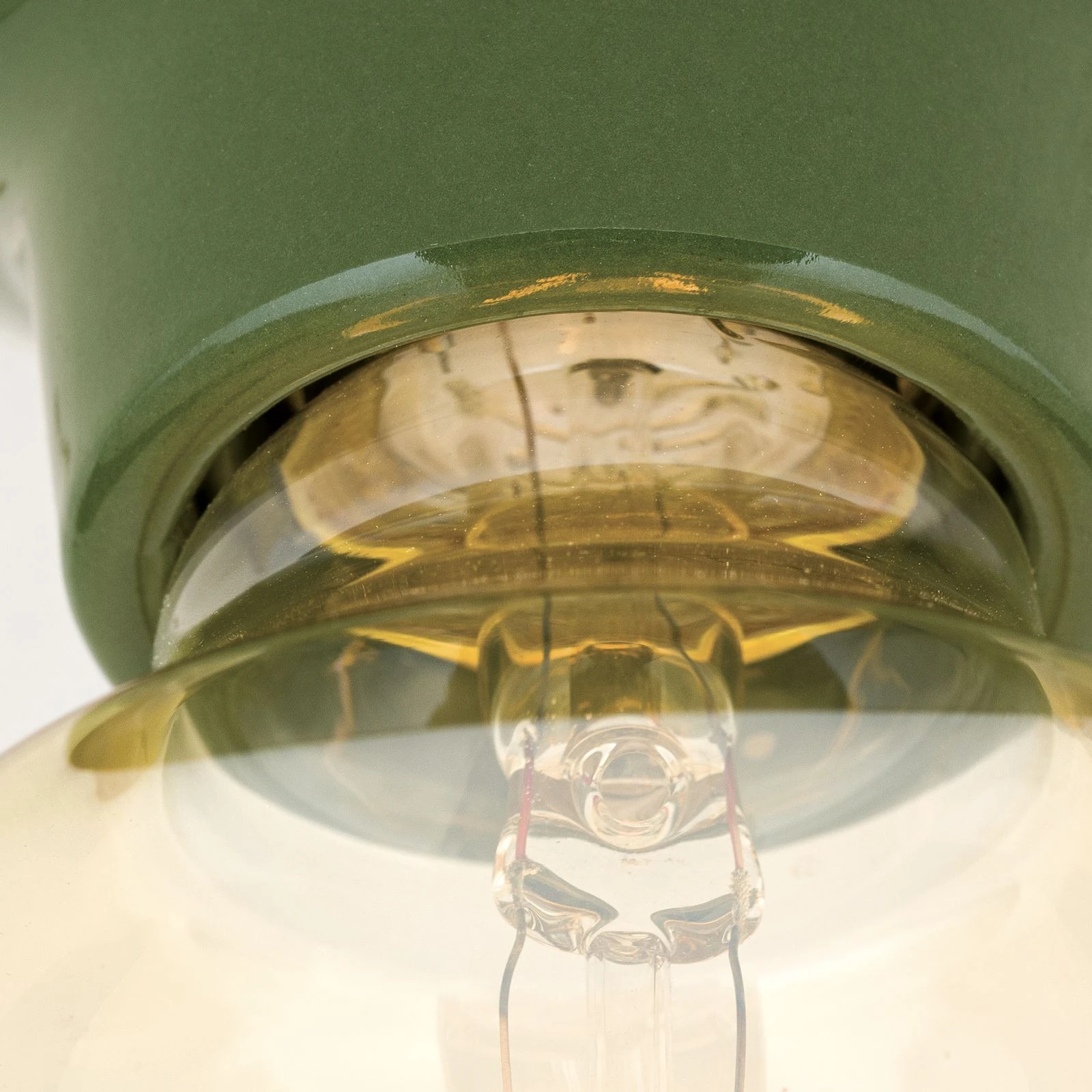 Plafonska lampa FROST, zelena, keramika - 6