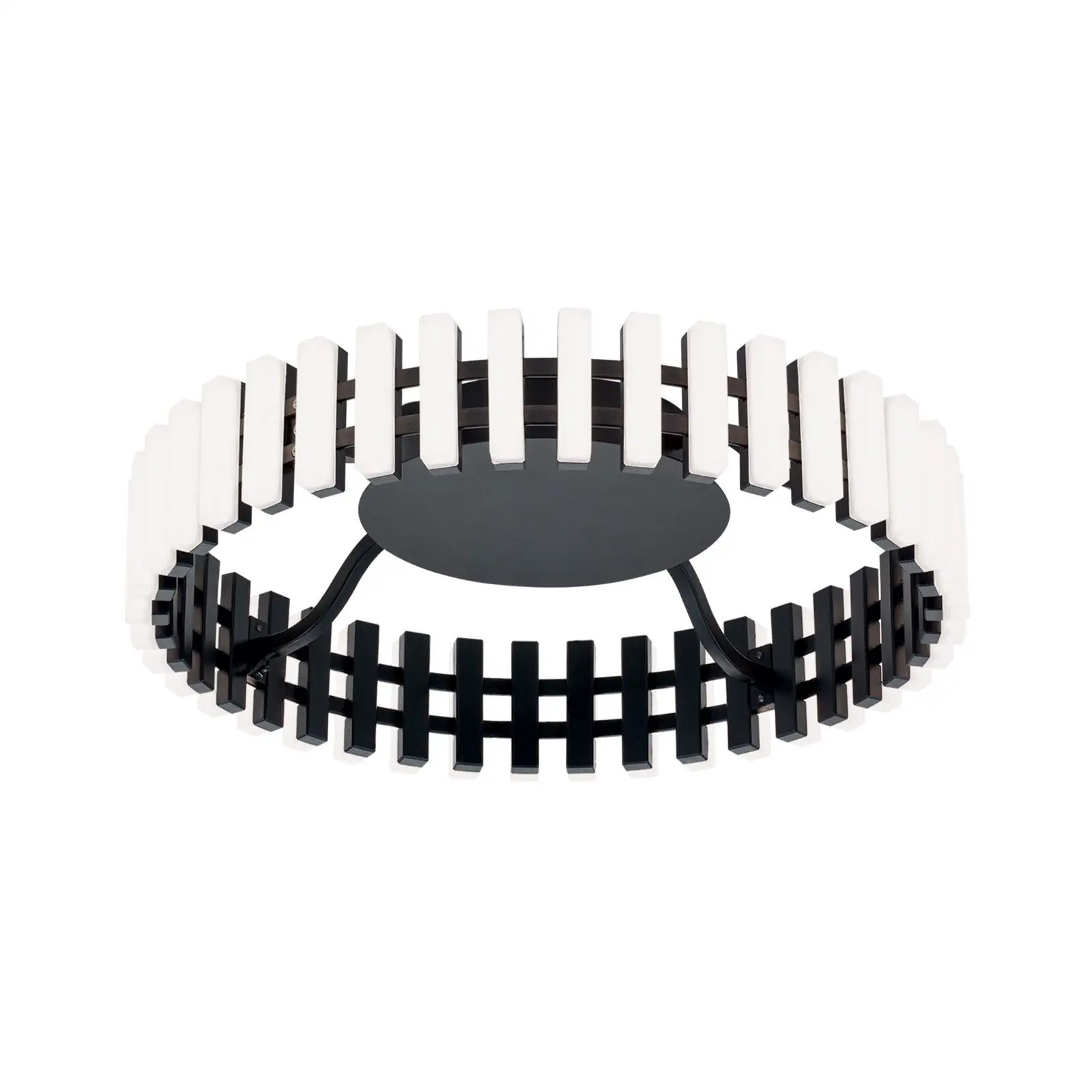 LED plafonska lampa MANSION, crna, 43 cm - 4