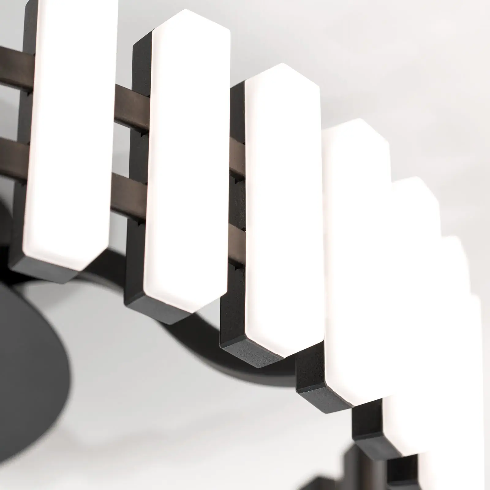 LED plafonska lampa MANSION, crna, 43 cm - 6