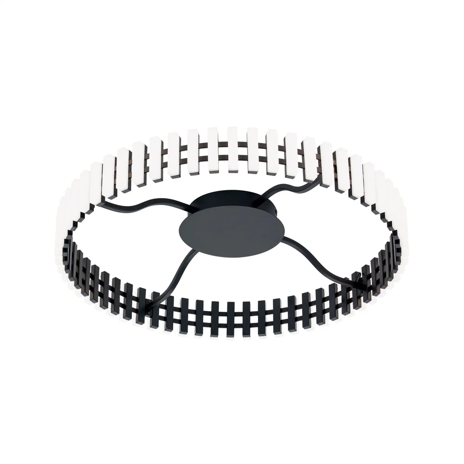 LED plafonska lampa MANSION, crna, 63 cm - 4