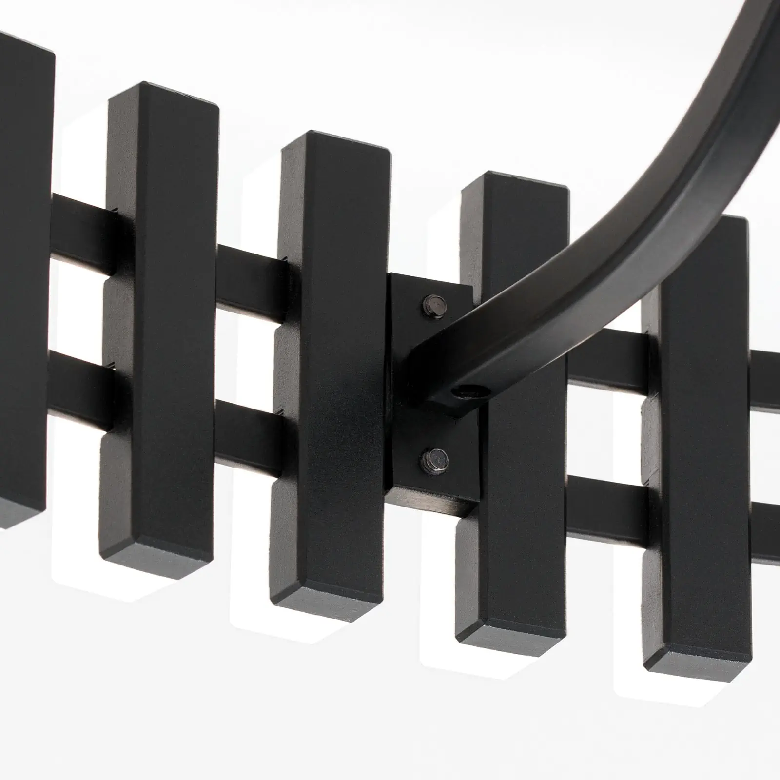 LED plafonska lampa MANSION, crna, 63 cm - 5